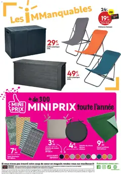 Maxi Bazar - Prévisualisation de Maxi Bazar catalogue valide à partir de 01.04.2026 | Page: 19 | Produits: Gazon, Tapis, Chilienne, Galette de chaise