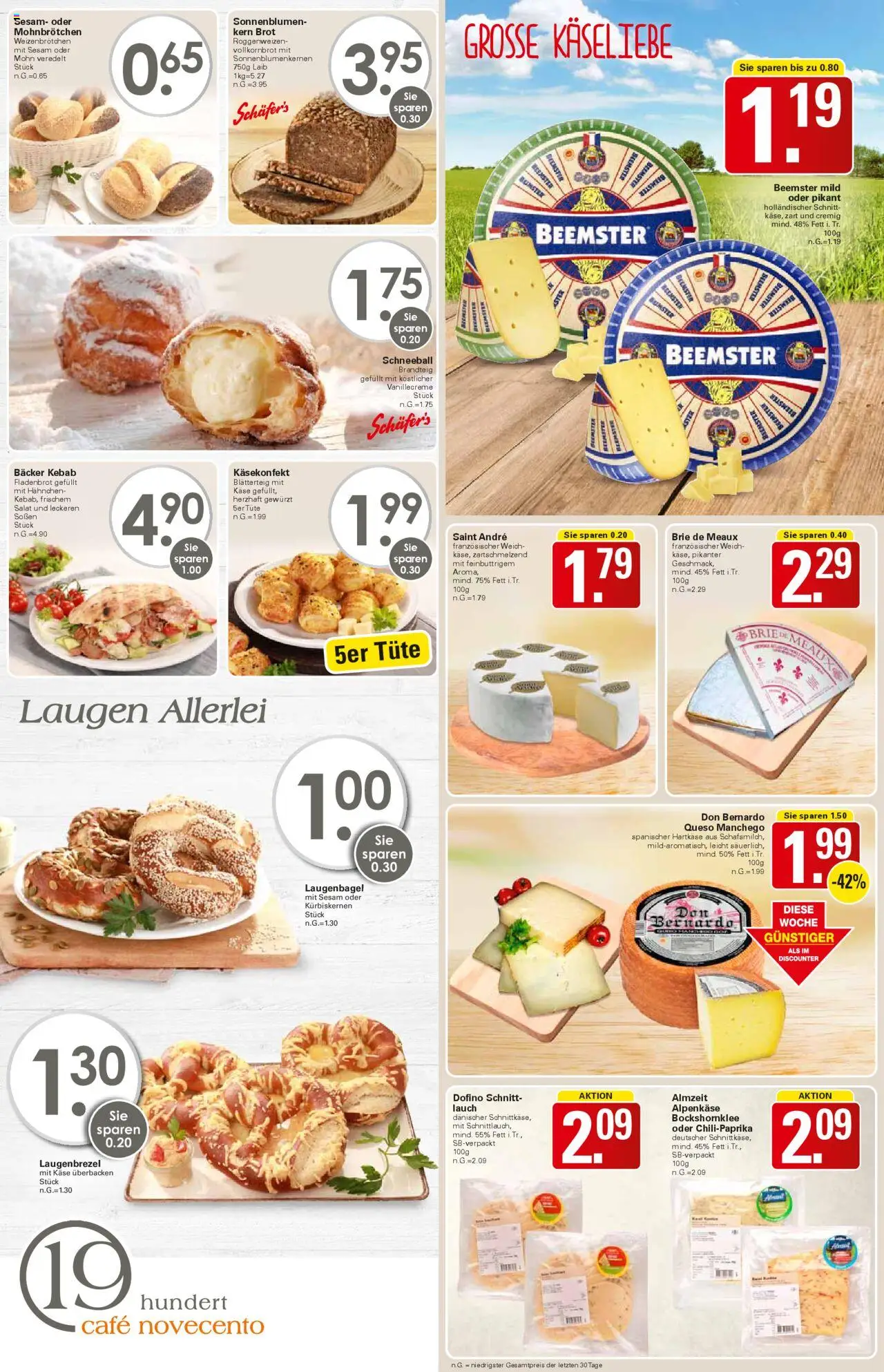 WEZ Prospekt – gültig ab 13.10.2025 | Seite: 6 | Produkte: Käse, Vollkornbrot, Brot, Salat
