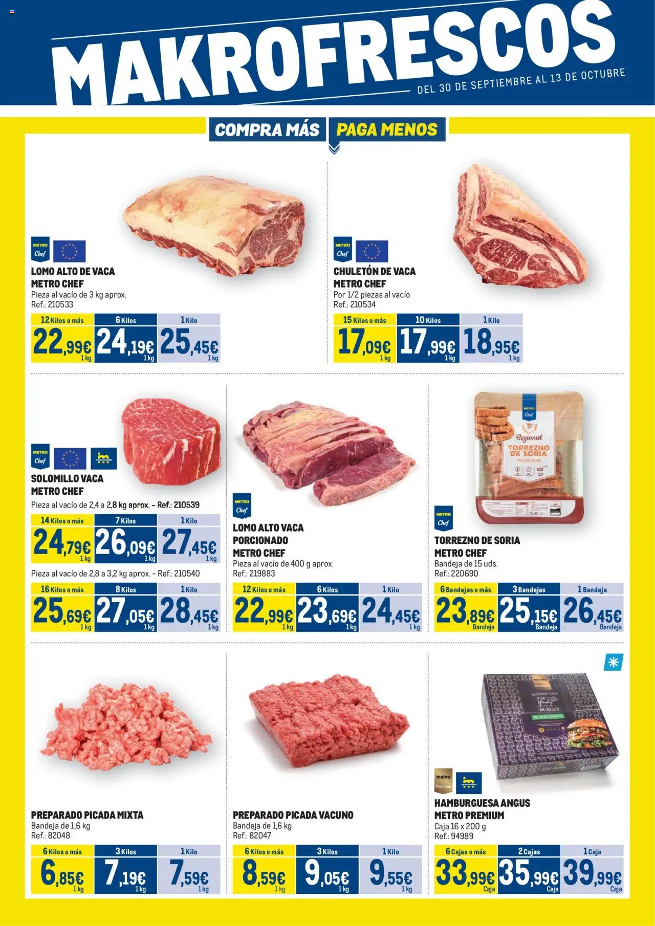 Makro - Fresco Andalucía 2 │ válido desde el 30.09.2025 | Página: 1 | Productos: Σοκολατούχο γάλα, Bandeja, Caja