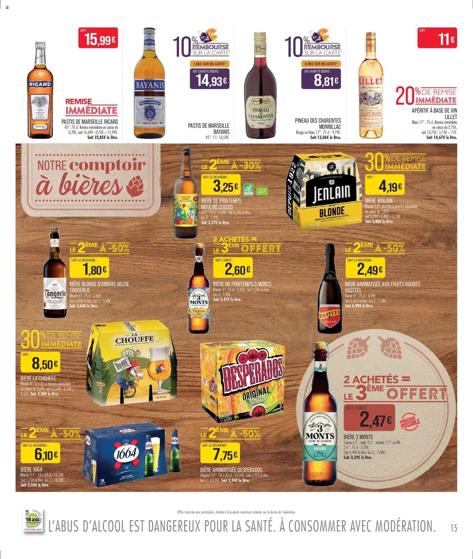 {H1} | Page: 17 | Produits: Ricard, Pastis, Bière blonde, Bière