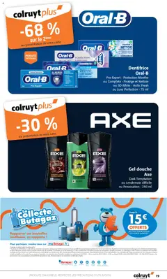  | Page: 19 | Produits: Menthe, Gel douche, Dentifrice, Douche