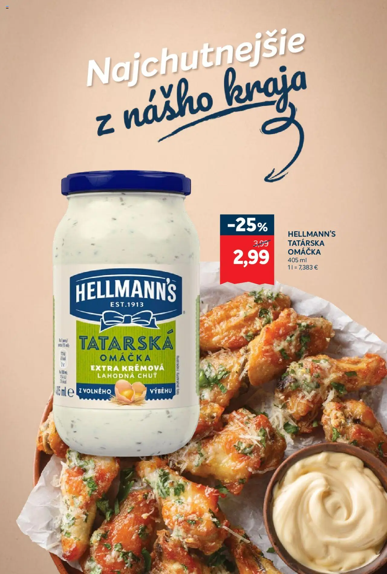 Kraj leták │ platný od 14.08.2025 | Strana: 8 | Produkty: Tatárska omáčka, Omáčka