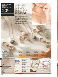 Volantino Avon del 01.08.2025 | Pagina: 126 | Prodotti: Bracciale, Collana, Orecchini