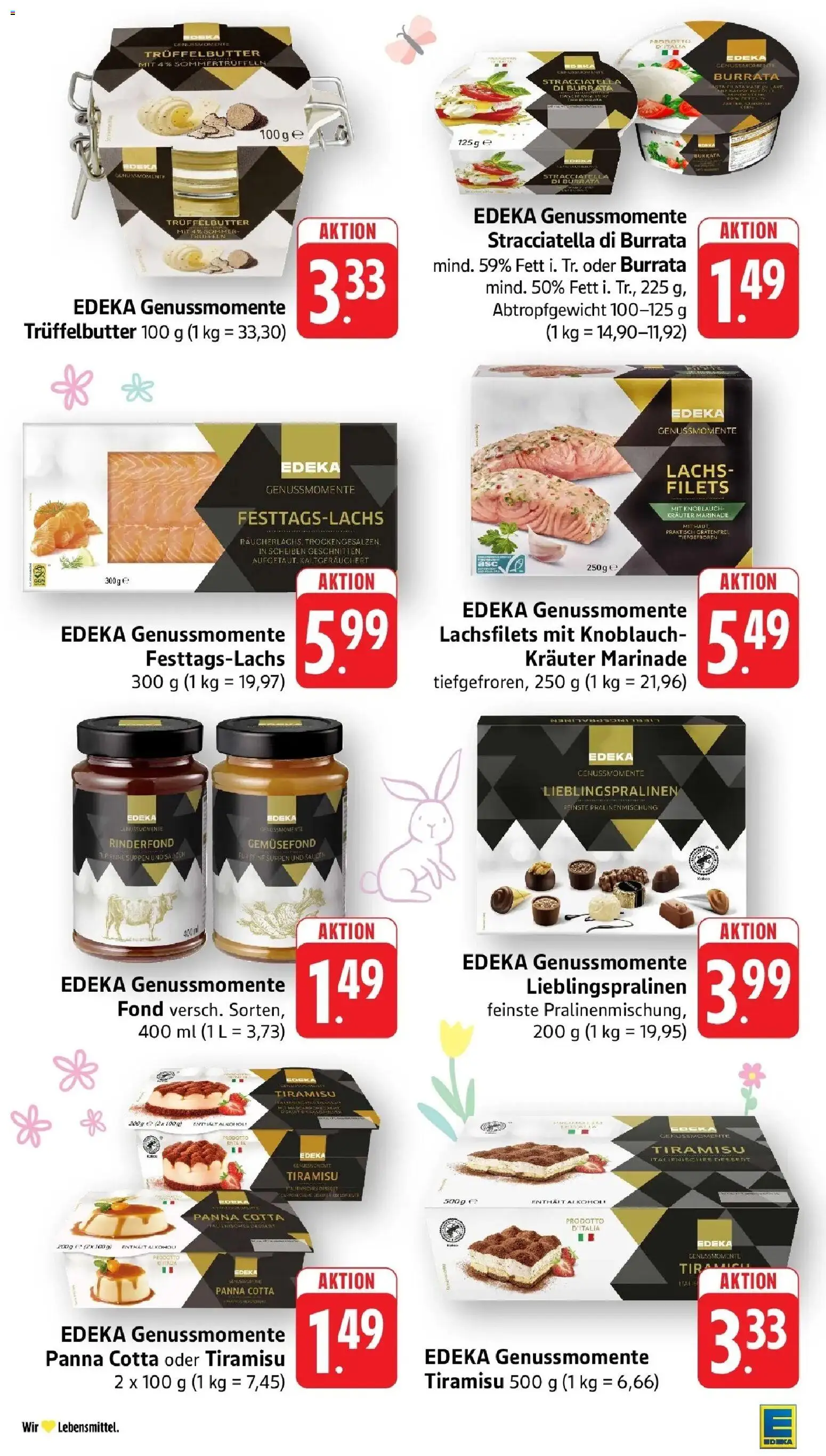 Edeka prospekt Beckingen	 – gültig ab 30.03.2026 | Seite: 17 | Produkte: Butter, Lachs, Burrata, Knoblauch