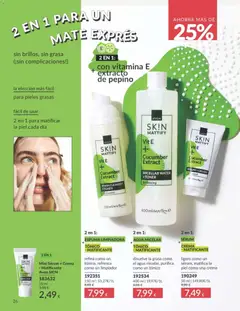 Vista previa Catálogo AVON campaña 1 válido desde el 01.01.2026 | Página: 26 | Productos: Agua micelar, Crema, Toner, Tónico matificante