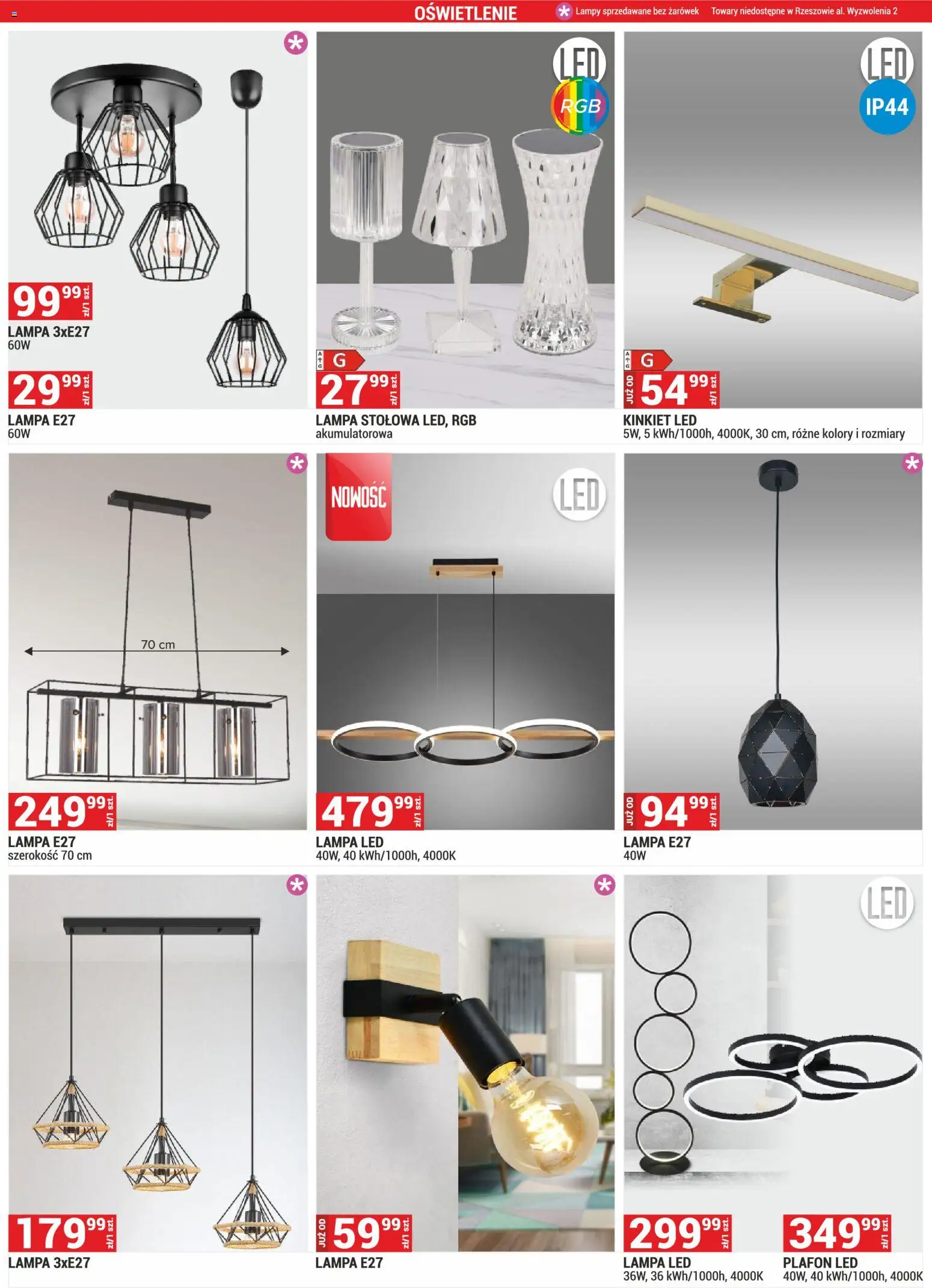 Merkury Market Gazetka od 01.11.2025 | Strona: 2 | Produkty: Lampa