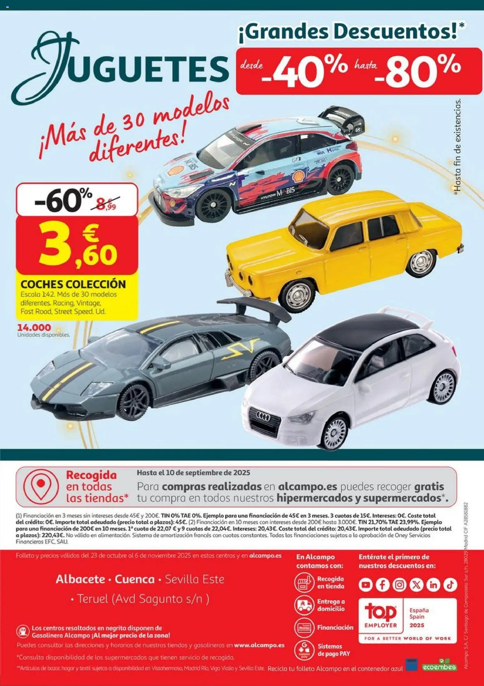 Alcampo - HP Juguetes  │ válido desde el 23.10.2025 | Página: 8 | Productos: Juguetes