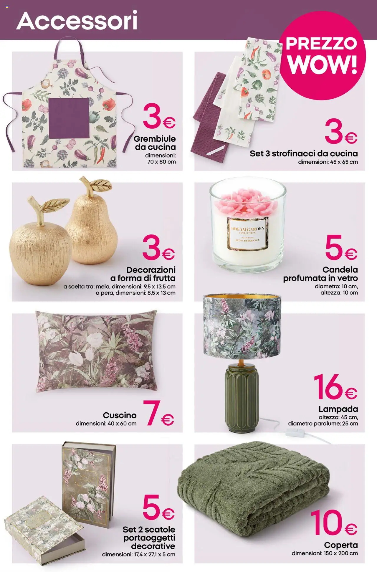 Volantino Pepco del 18.09.2025 | Pagina: 9 | Prodotti: Frutta, Cuscino, Candela, Decorazioni