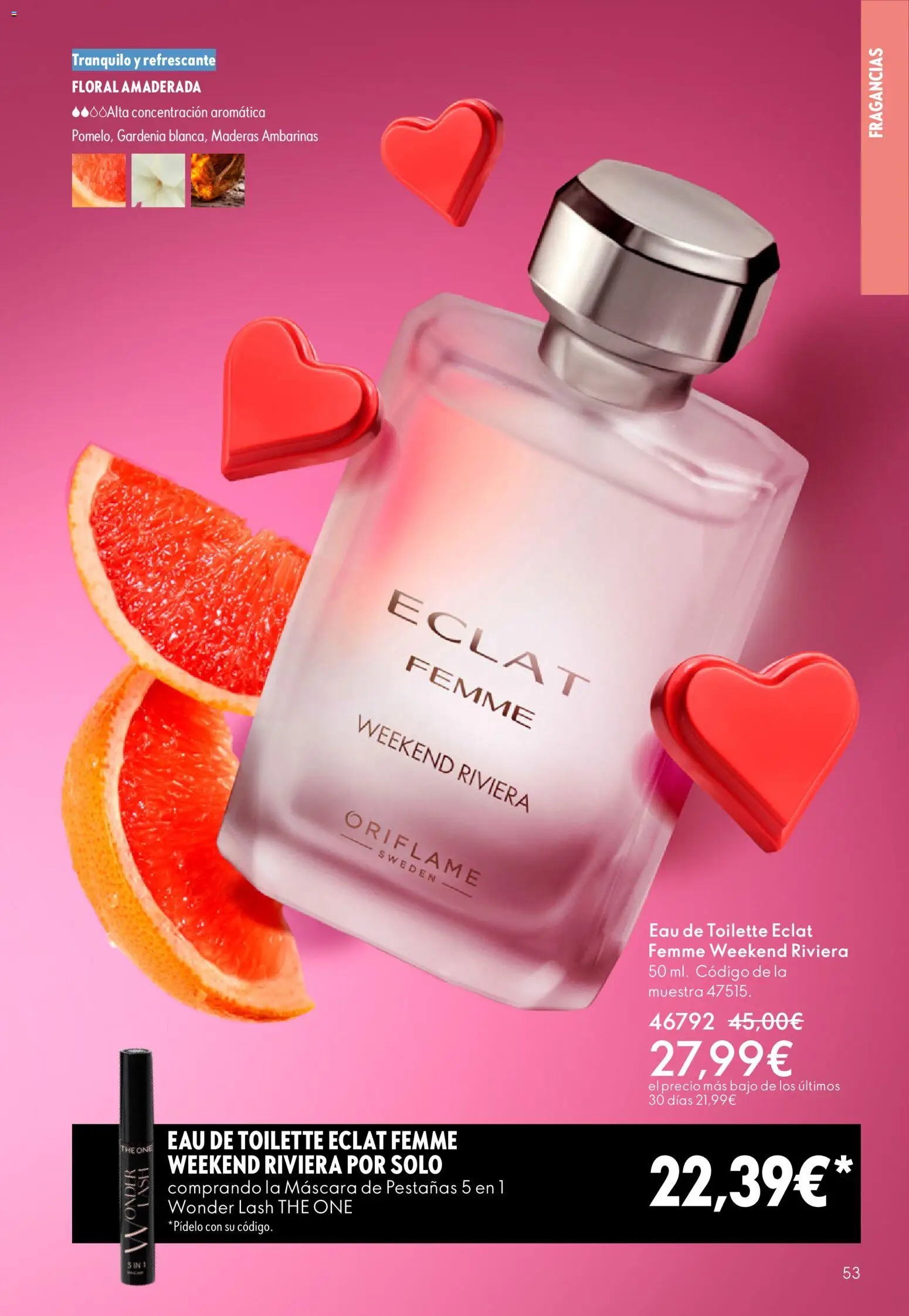 Oriflame - Catálogo Campaña 2 │ válido desde el 28.01.2026 | Página: 53 | Productos: Eau de toilette, Máscara, Máscara de pestañas