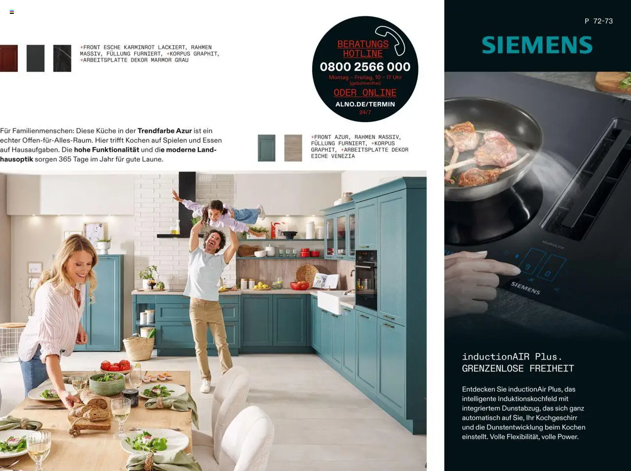 Höffner Alno – gültig ab 22.09.2025 | Seite: 73 | Produkte: Siemens, Küche, Uhr