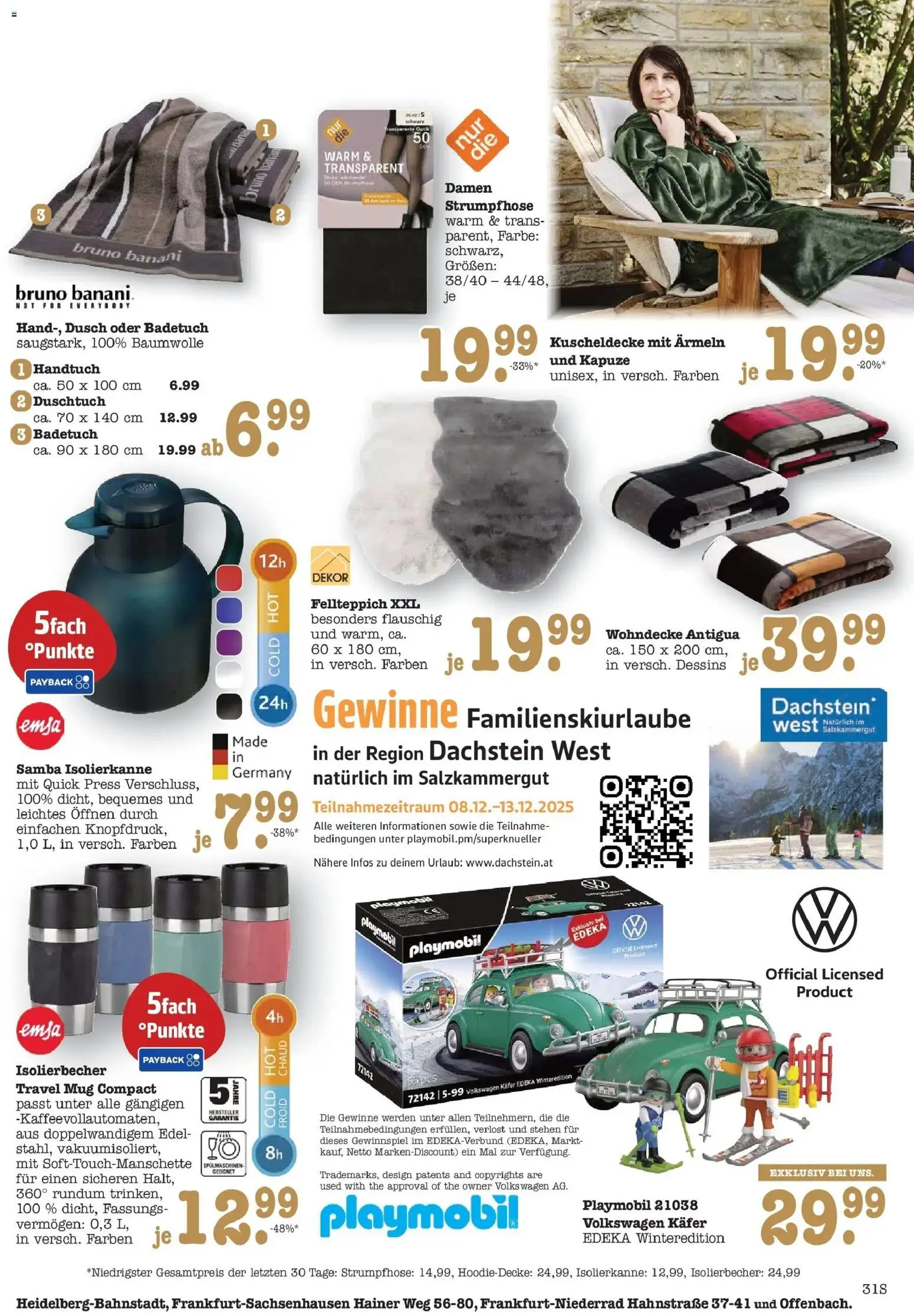 Edeka prospekt Offenbach	 – gültig ab 08.12.2025 | Seite: 31 | Produkte: Strumpfhose