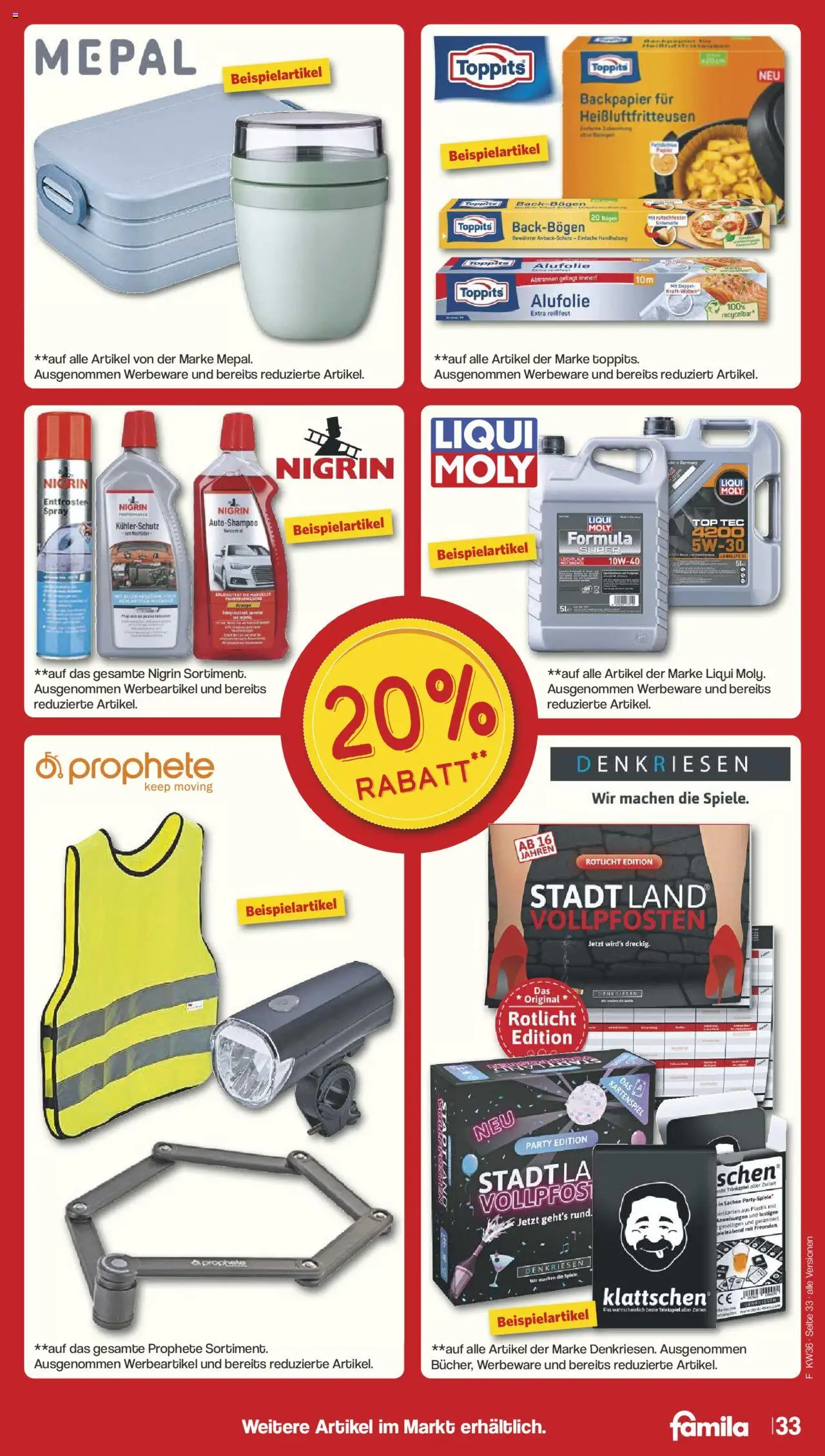 Famila Nordwest Markt - Angebote - gültig ab dem 01.09.2025 | Seite: 38 | Produkte: Top