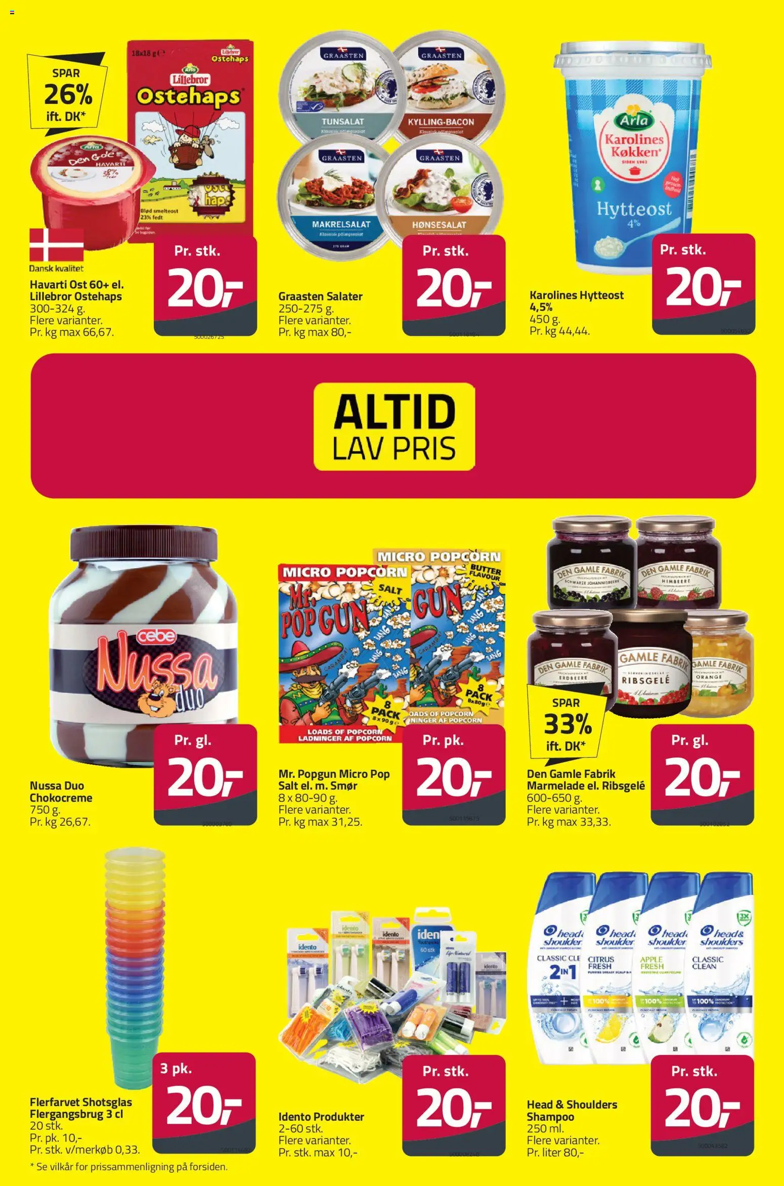 Fleggaard tilbudsavis – gyldig fra 18.03.2026 | Side: 34 | Produkter: Shampoo, Ost, Ribsgele, Salt