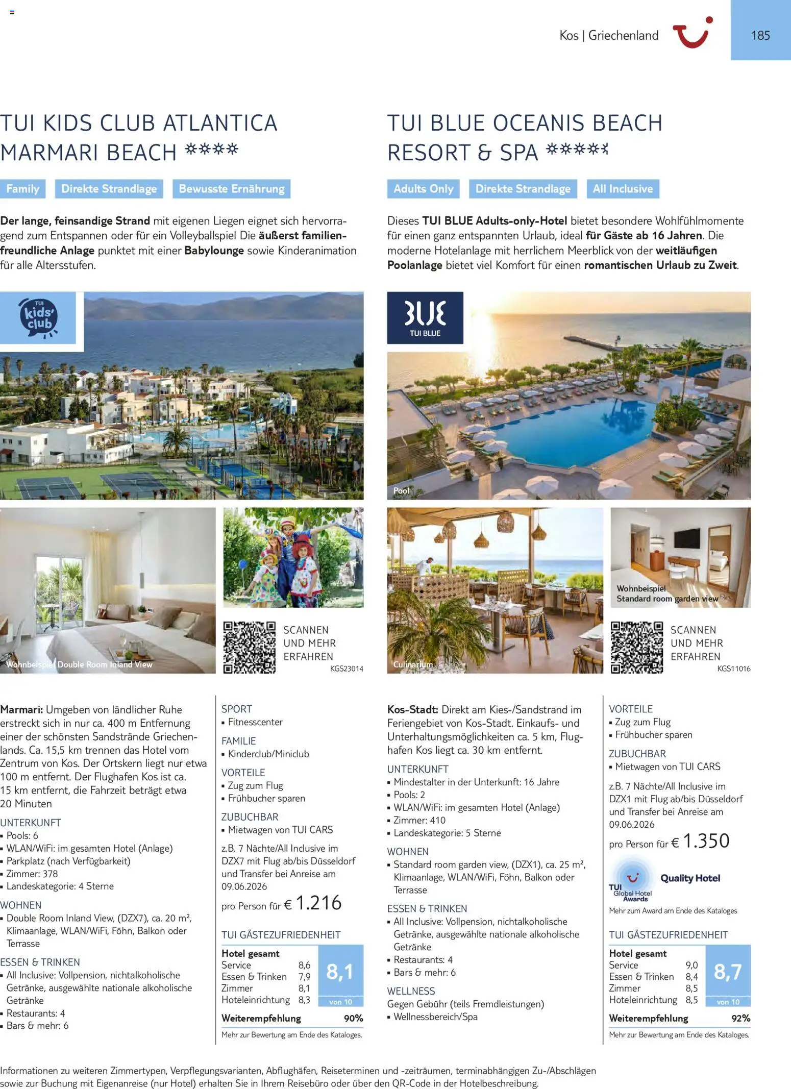 TUI Prospekt Südeuropa & Nordafrika 2026/27 – gültig ab 03.03.2026 | Seite: 185