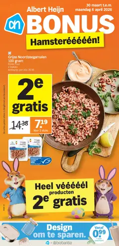 Albert Heijn folder week  / de la semaine 14 - Voorbeeld van een folder van Albert Heijn, geldig van 30.03.2026