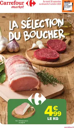 Carrefour Market - Prévisualisation de Carrefour Market catalogue la sélection du boucher valide à partir de 30.09.2025