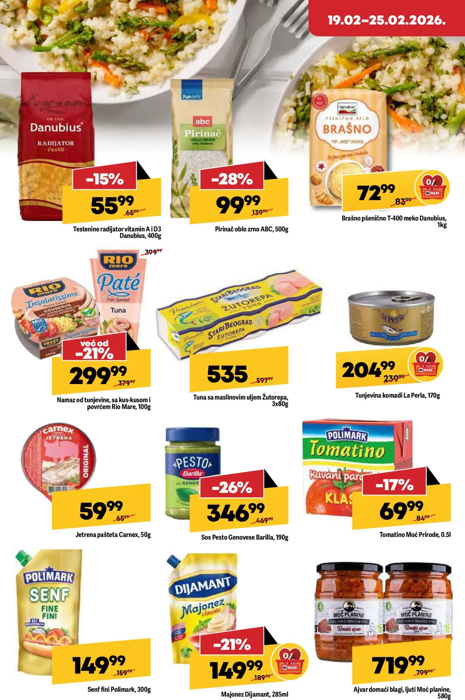 Maxi katalog - važi od 19.02.2026 | Strana: 16 | Proizvode: Majonez, Pesto, Radijator, Pašteta