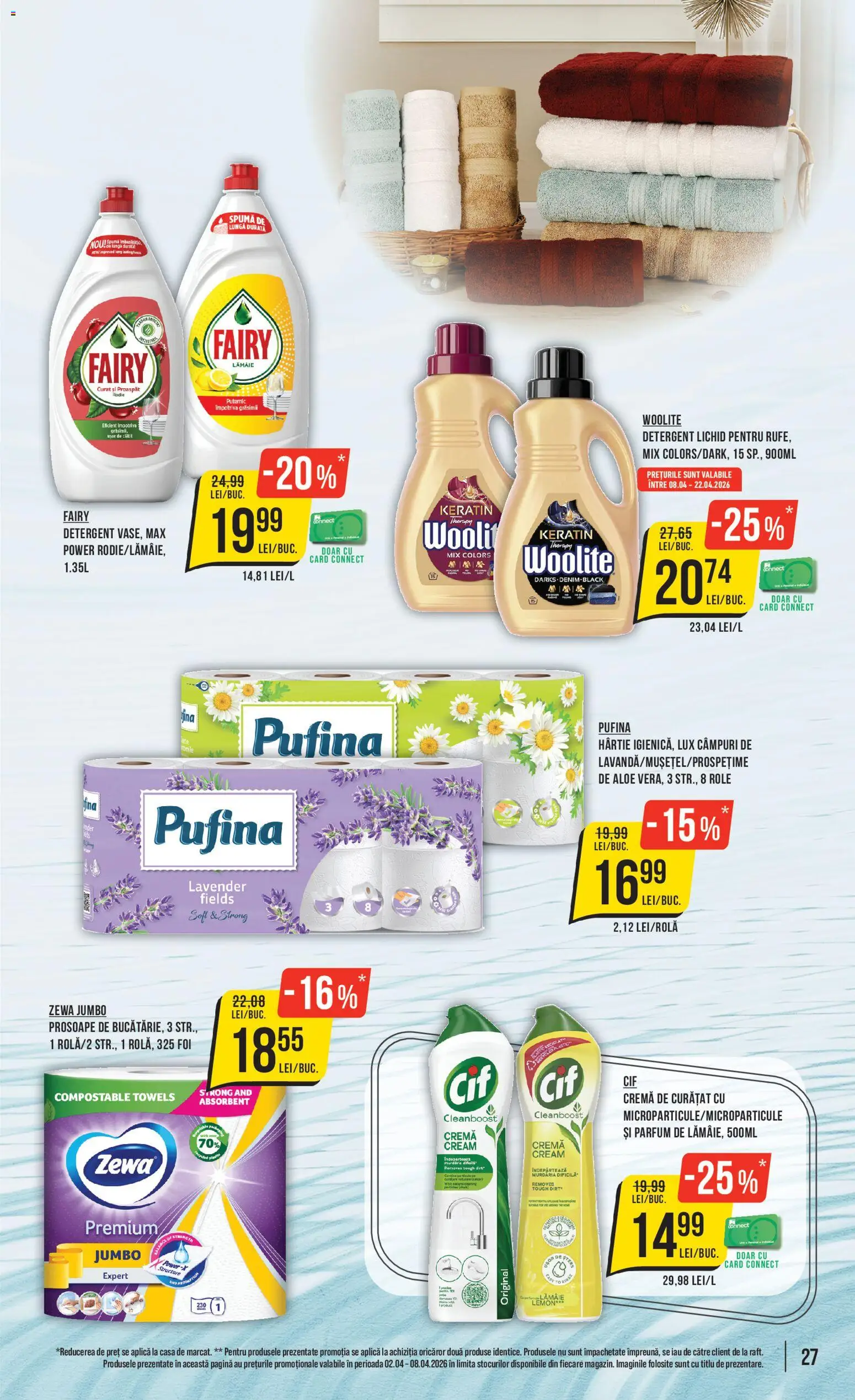 Noul catalog Mega Image – valabil de la 02.04.2026 | Pagină: 27 | Produse: Role, Parfum, Cremă, Detergent