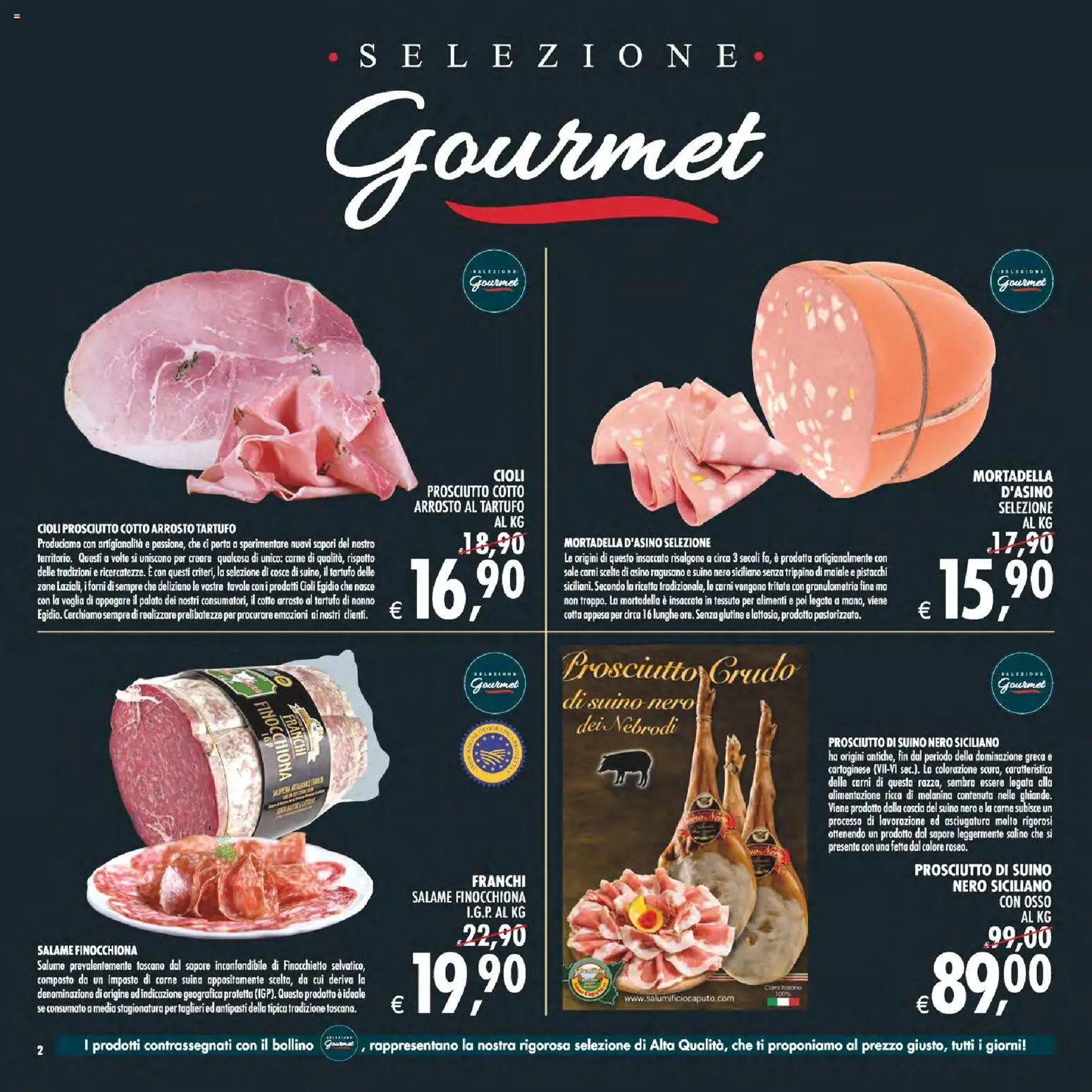 Volantino Decò del 07.04.2026 | Pagina: 2 | Prodotti: Tartufo, Suino, Mortadella, Pistacchi