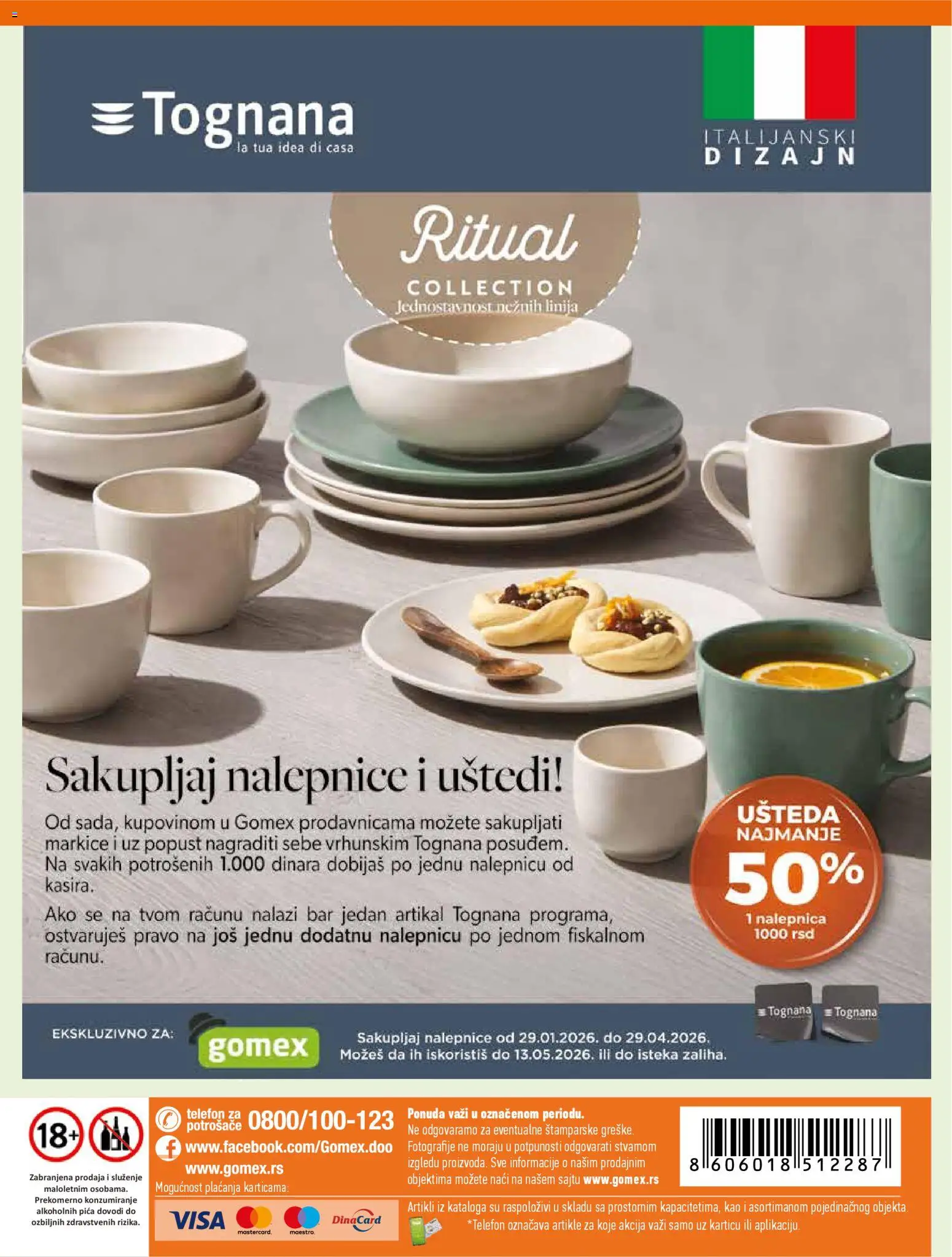 Gomex katalog - važi od 18.03.2026 | Strana: 28 | Proizvode: Telefon, Pica