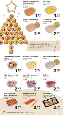 Bon Ap folder/publicité - Voorbeeld van een folder van Bon Ap, geldig van 24.12.2025 | Pagina: 8 | Producten: Mozzarella, Kip, Schaal