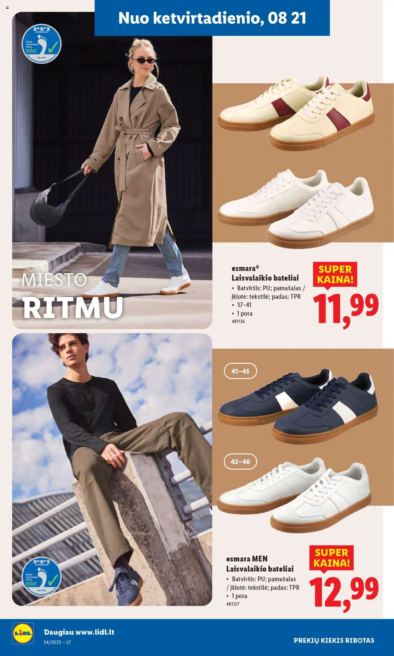LIDL - Leidinys - Ne maisto prekių pasiūlymai│galioja nuo 18.08.2025 | Puslapis: 34