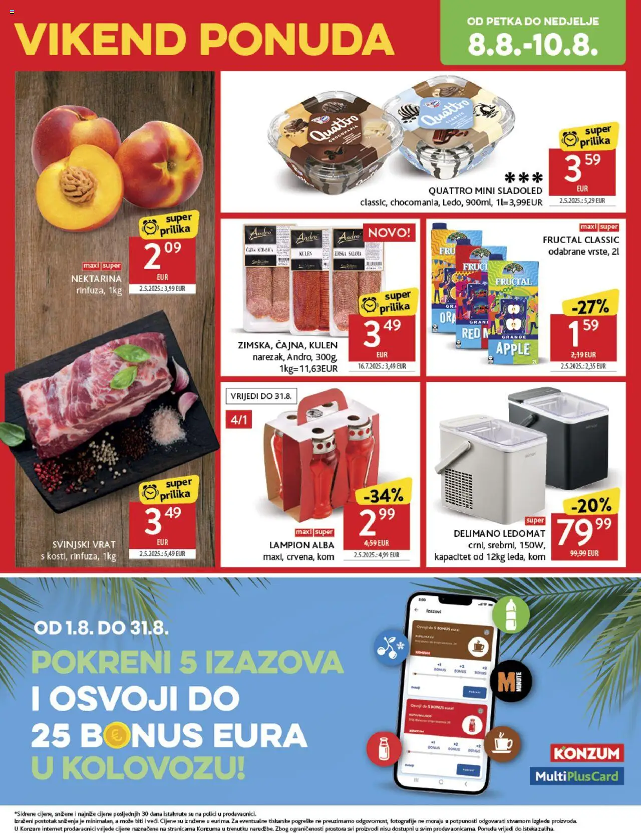 Konzum HR akciós ujság - amely érvényes a következő dátumtól: 06.08.2025 | Oldal: 35