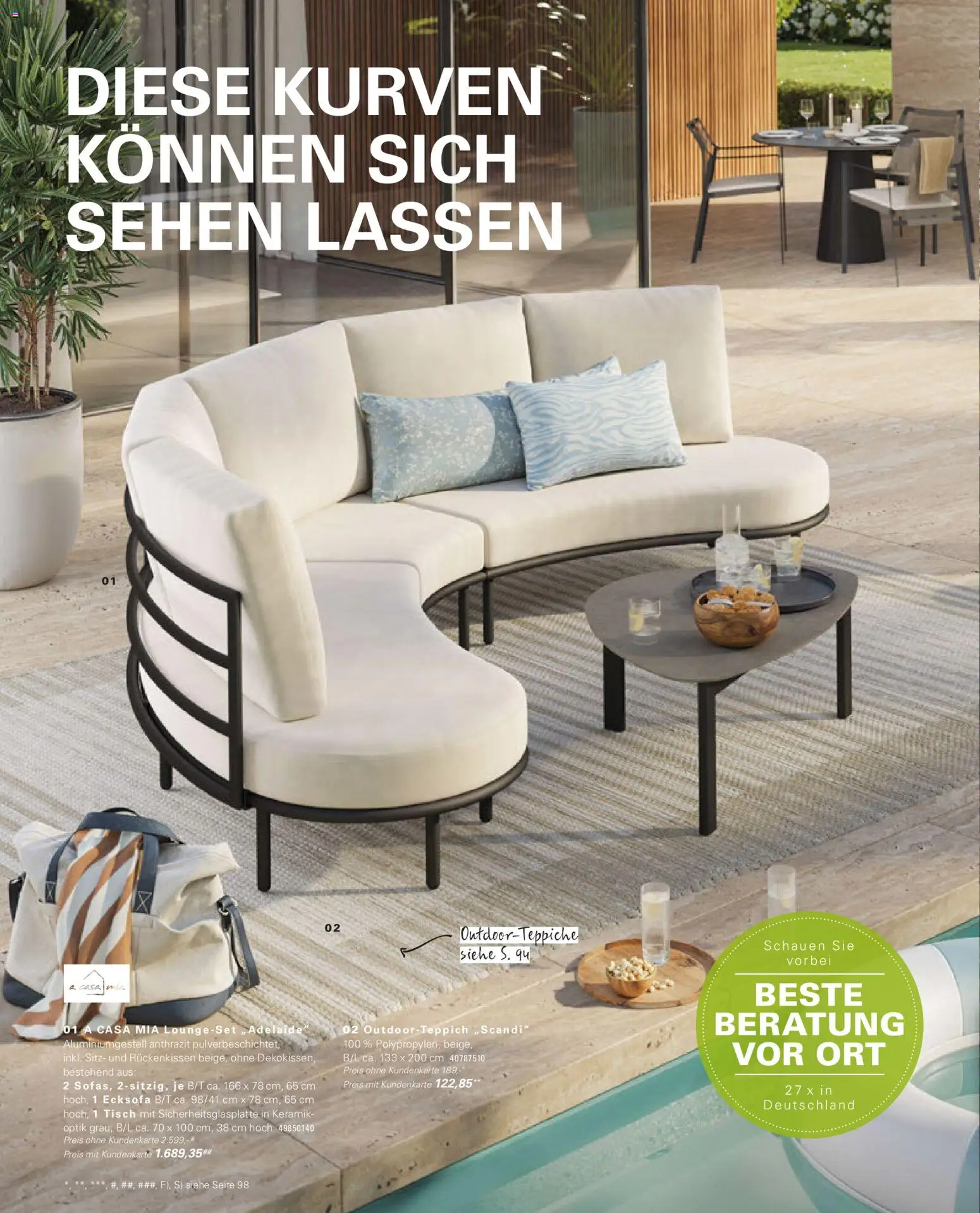 Höffner Prospekt Gartenmöbel | 27.03.2026 | Wie erhält man einen begrenzten Rabatt? | Deutschland