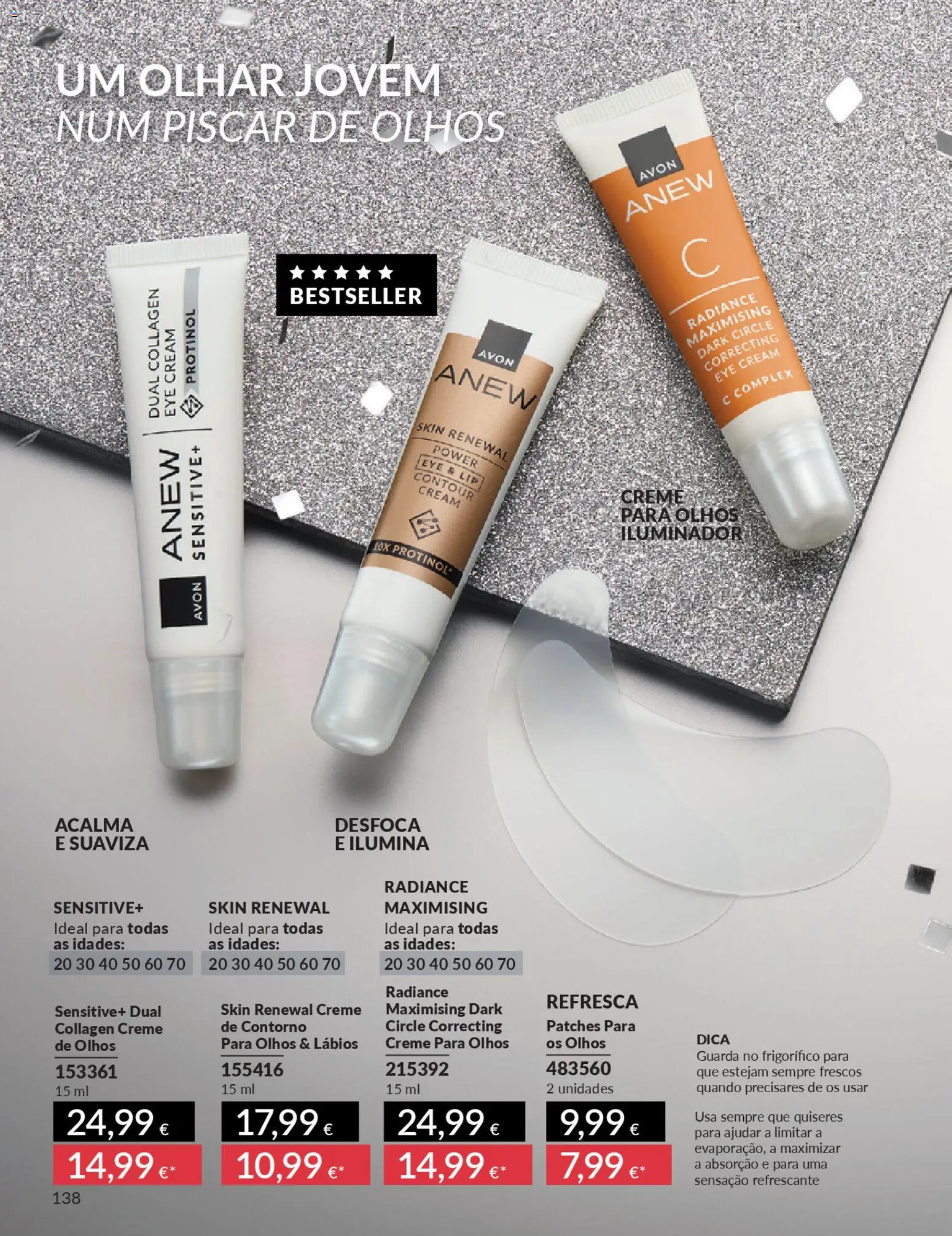Catálogo Avon Campanha 12 │ válido de 01.12.2025 | Página: 138 | Produtos: Iluminador, Frigorífico, Creme