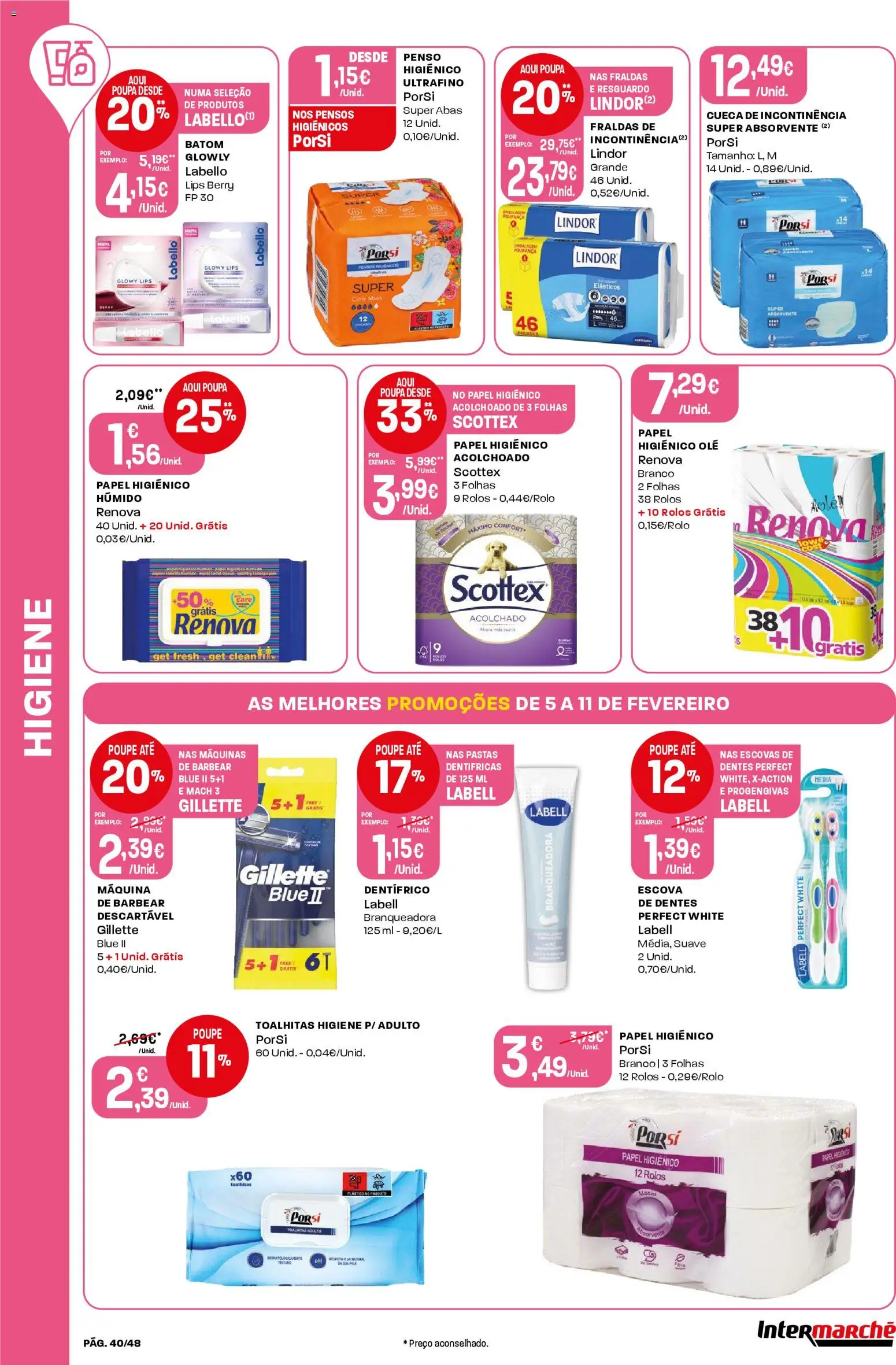 Intermarché folheto │ válido de 05.02.2026 | Página: 40