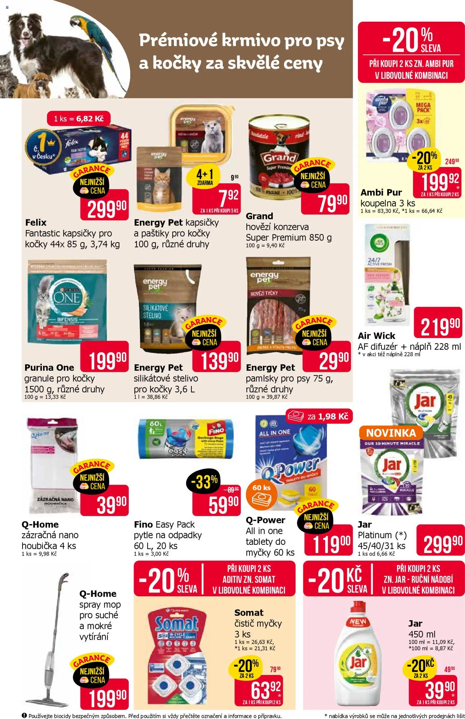 TETA Drogerie leták - Klub od 26.02.2026 | Strana: 16 | Produkty: Čistič myčky, Hovězí, Mop, Koupelna