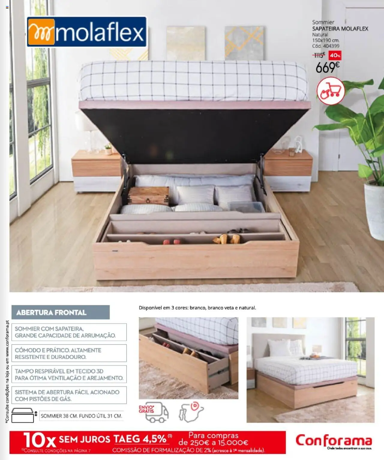 Conforama - Descanso  │ válido de 07.08.2025 | Página: 83 | Produtos: Sapateira