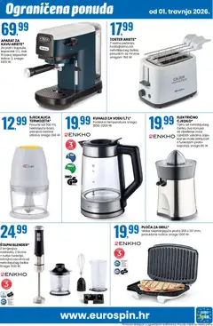 Novo Otvorenje Zatar Eurospin - Pregled kataloga iz trgovine Eurospin, vrijedi od 01.04.2026 | Stranica: 15