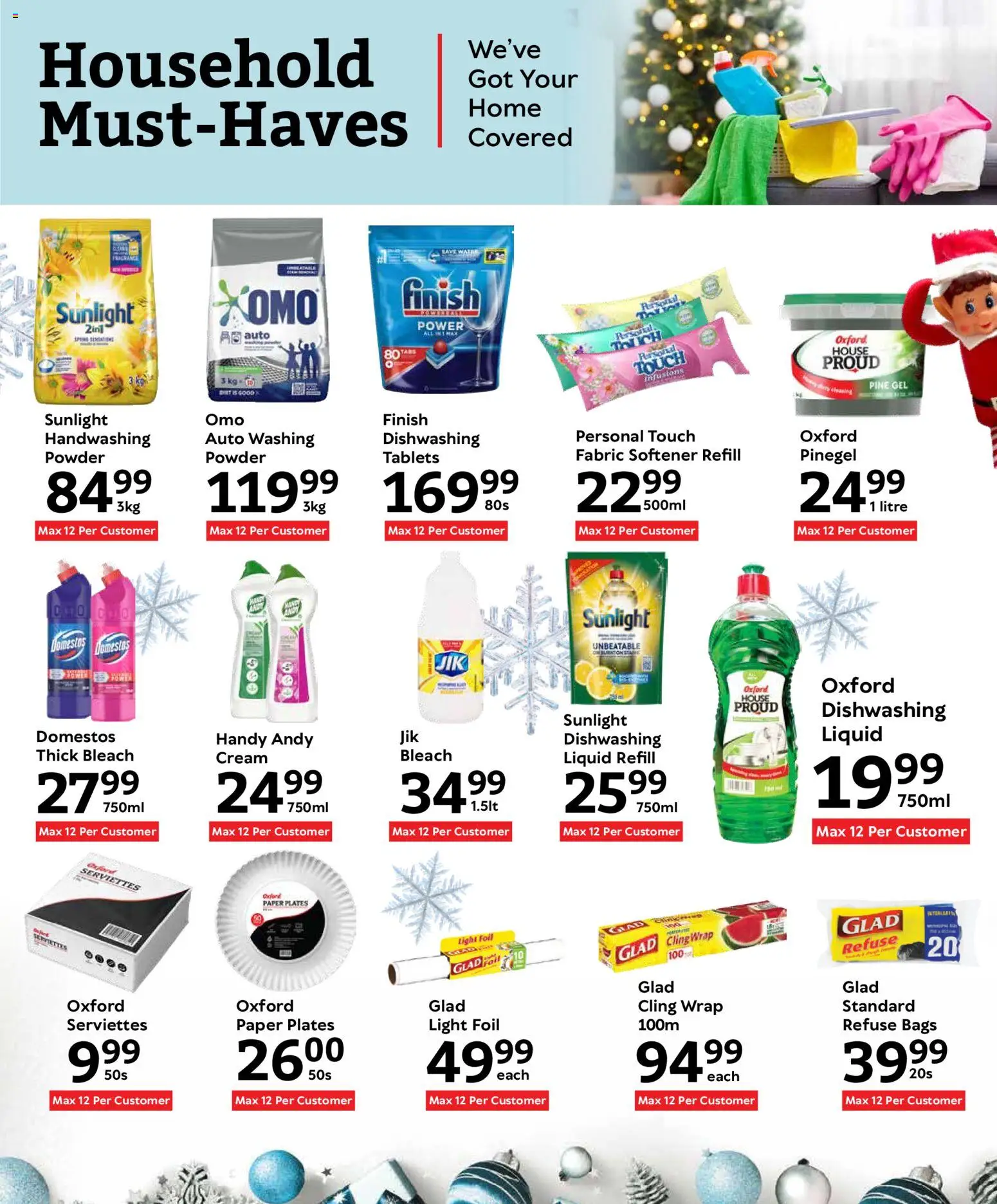 New Oxford Freshmarket catalogue – valid from 23.12.2025 | Page: 21 | Products: Fragrance, Powder, Refuse bags, Dishwashing liquid
