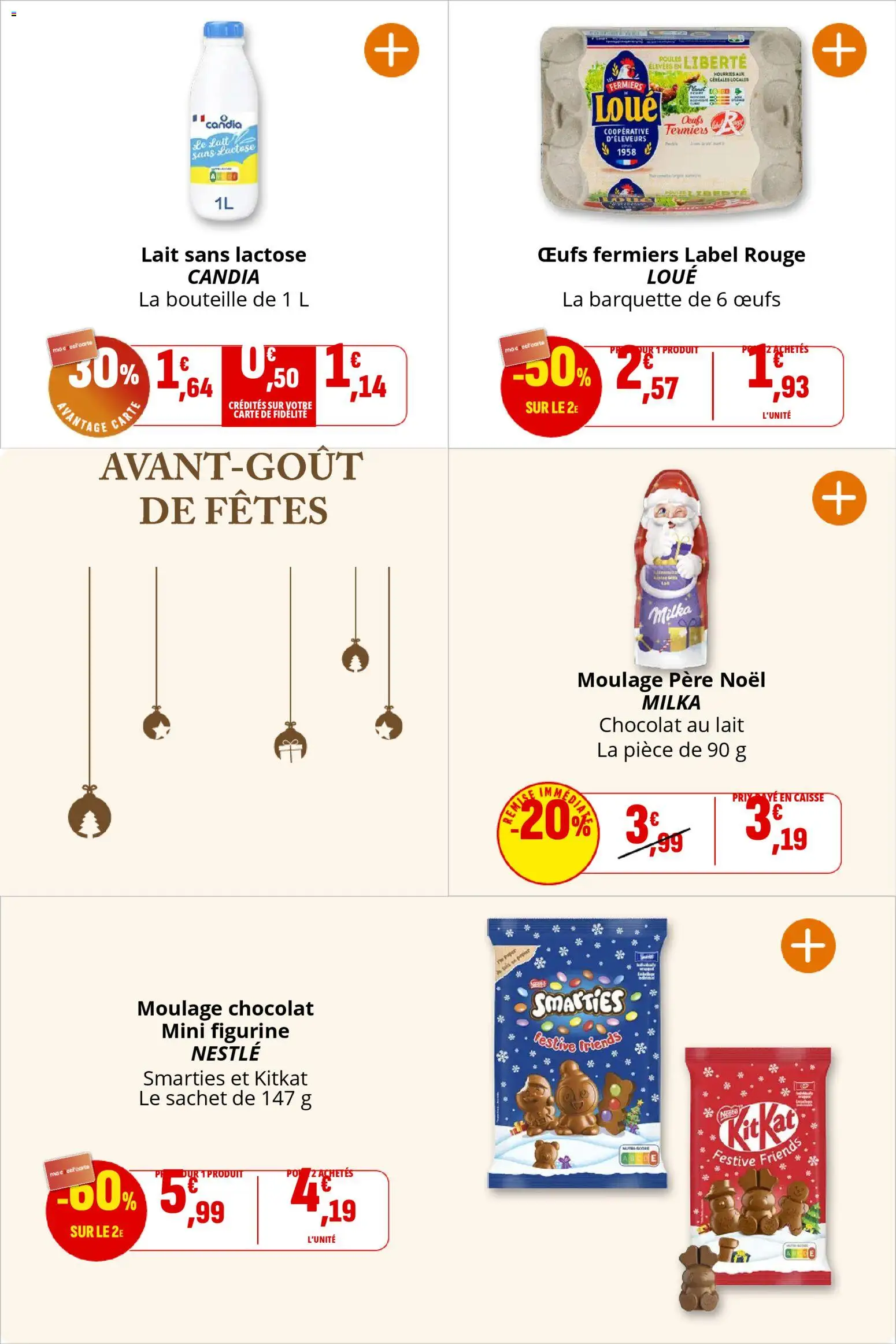 {H1} | Page: 19 | Produits: Lait, Œufs, Chocolat, Céréales