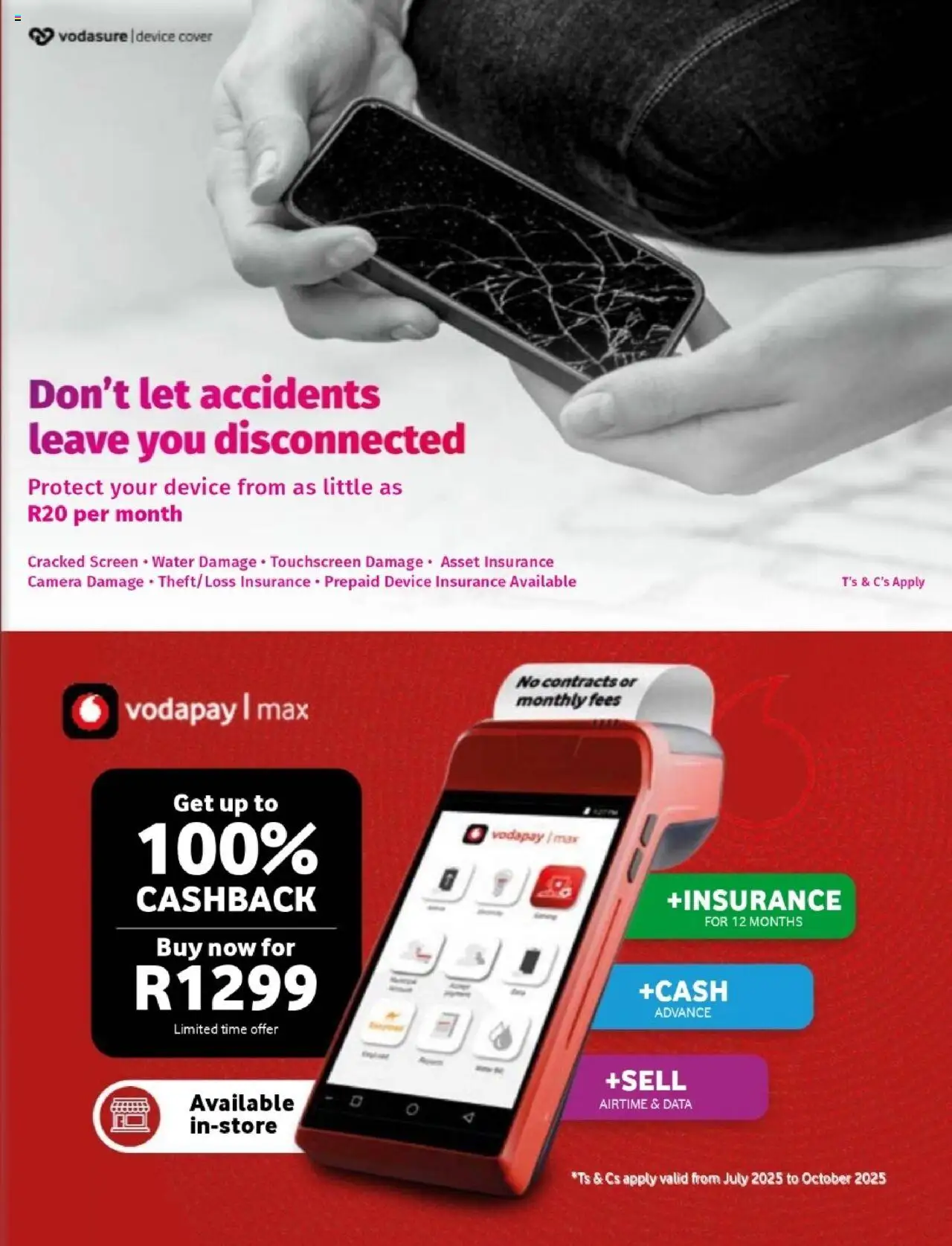 New Vodacom catalogue – valid from 07.10.2025 | Page: 29 | Products: Data, Cover, Camera