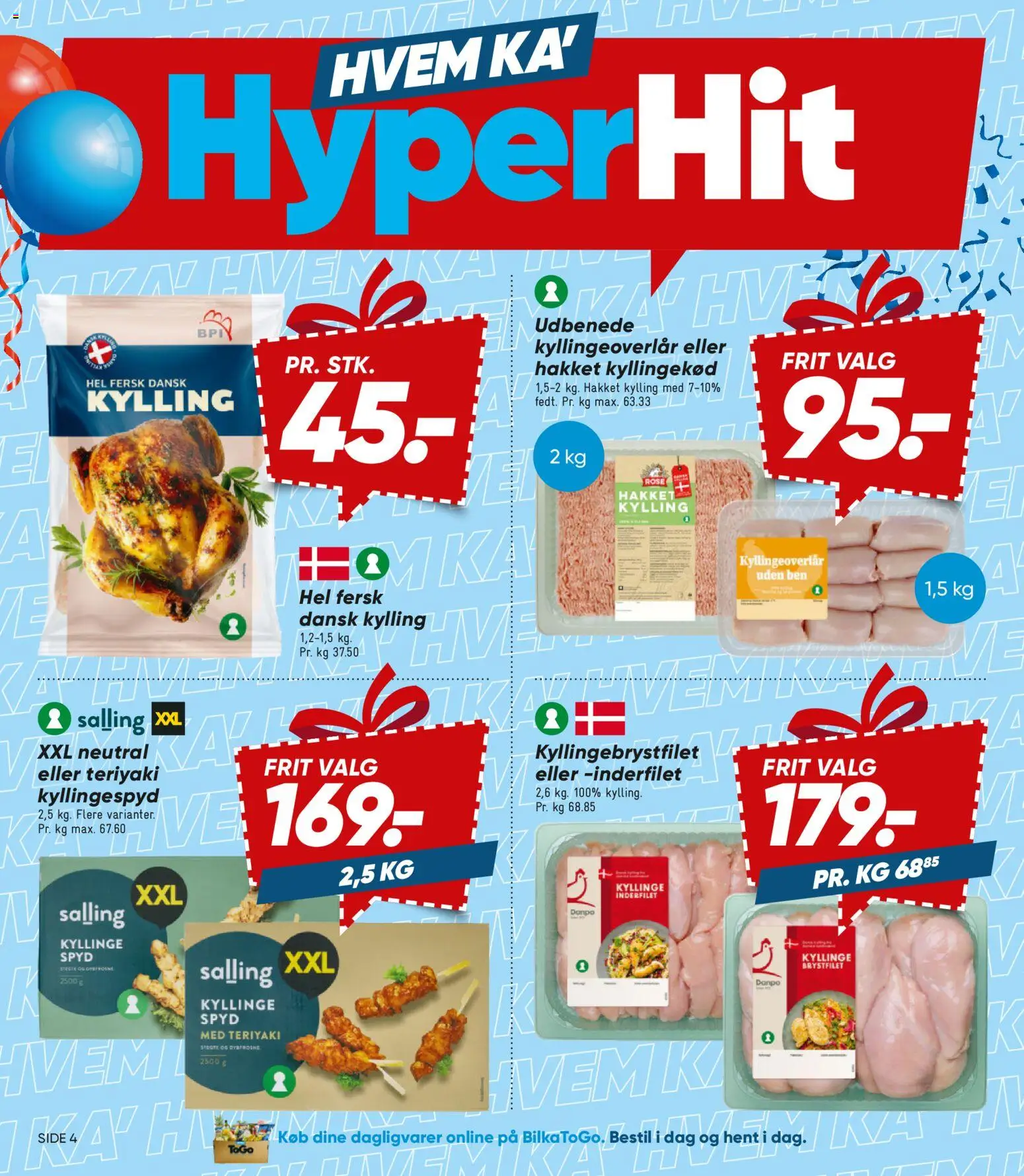 Bilka tilbudsavis – gyldig fra 30.01.2026 | Side: 4 | Produkter: Kyllingekød
