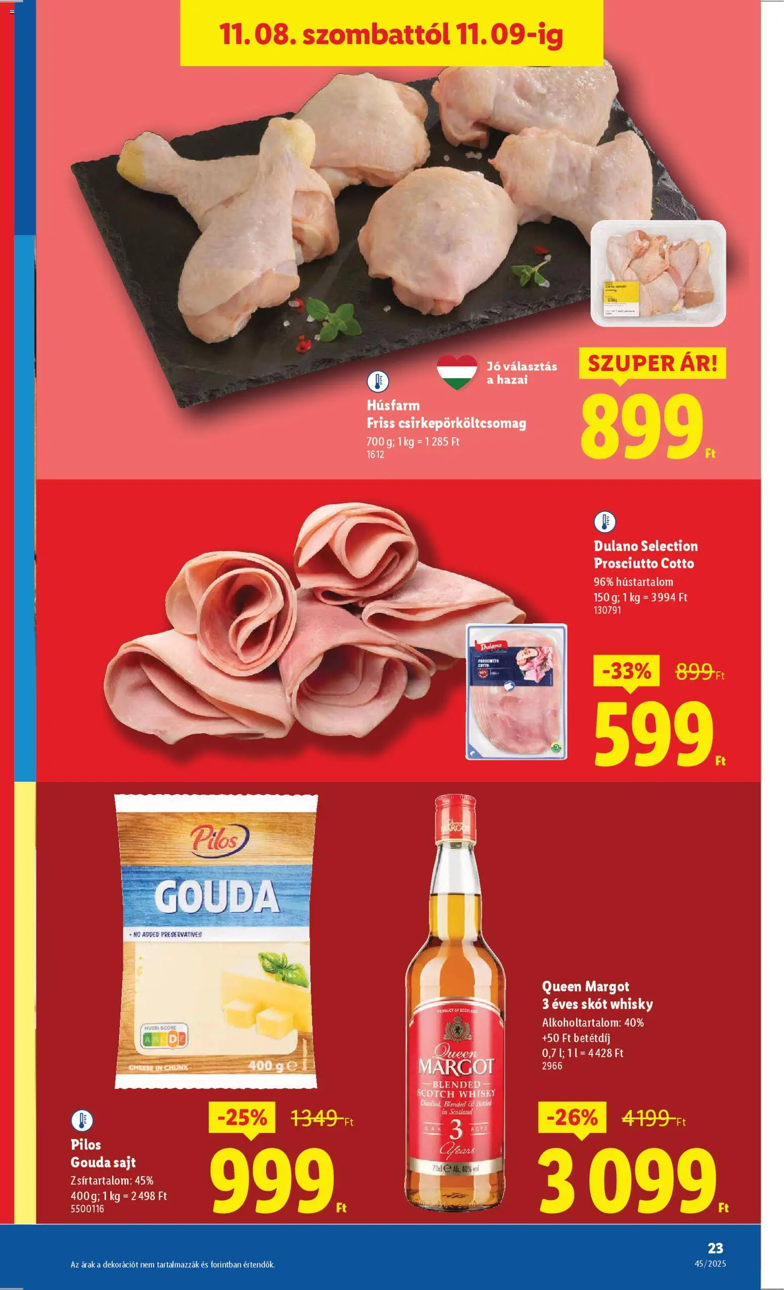 Lidl akciós ujság - amely érvényes a következő dátumtól: 06.11.2025 | Oldal: 23