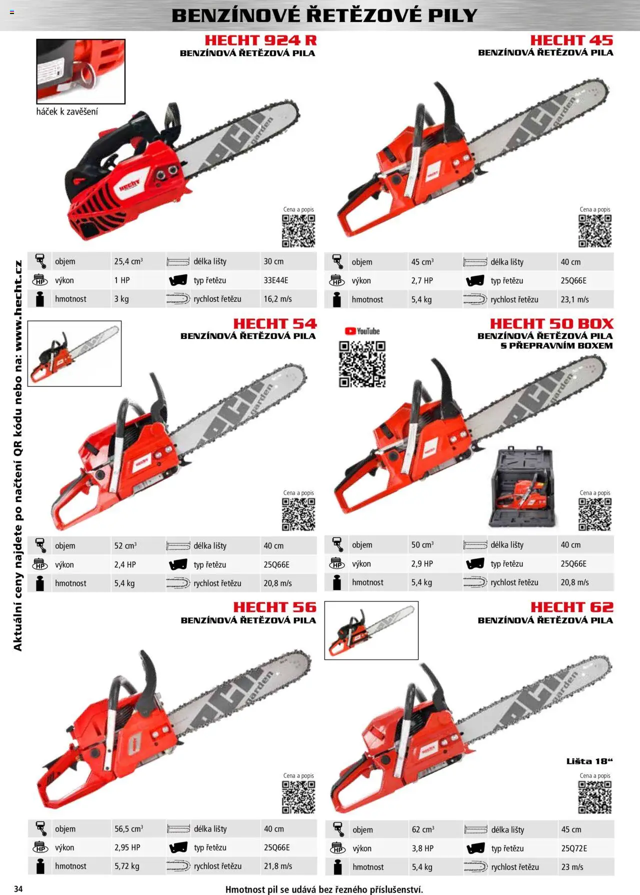 Hecht katalog - Podzim - zima 2025 od 01.09.2025 | Strana: 34 | Produkty: Box, Hecht, Pila
