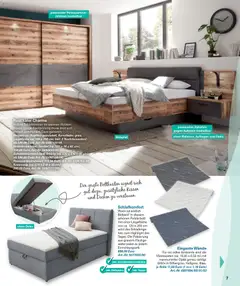 Poco Wohnwelt Winter 2025 ab 01.12.2025 gültig | Seite: 7 | Produkte: Kissen, Kommode, Polsterbett, Topper