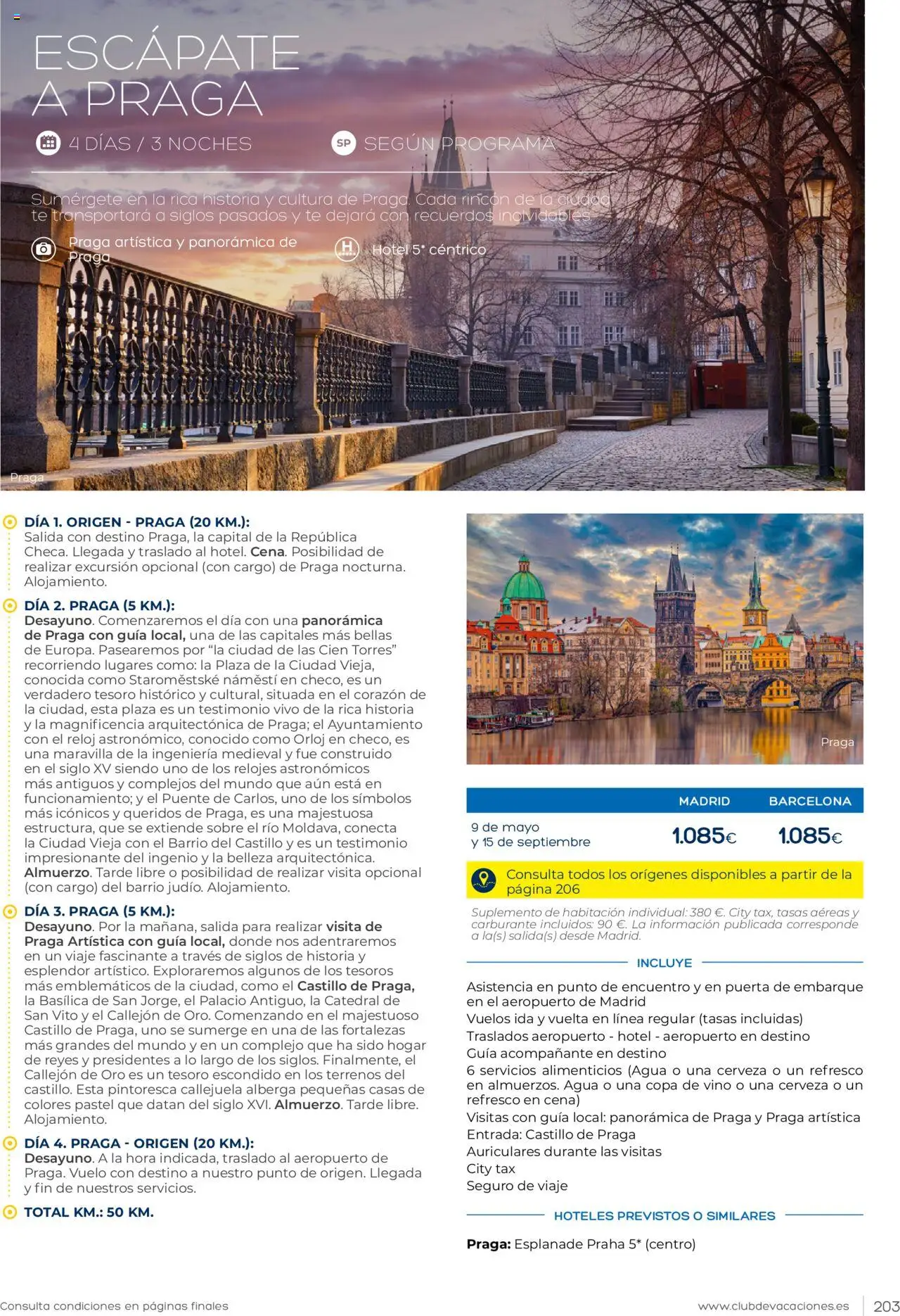 Viajes El Corte Inglés Club de Vacaciones │ válido desde el 01.01.2025 | Página: 203 | Productos: Vino, Cerveza, Té, Reloj
