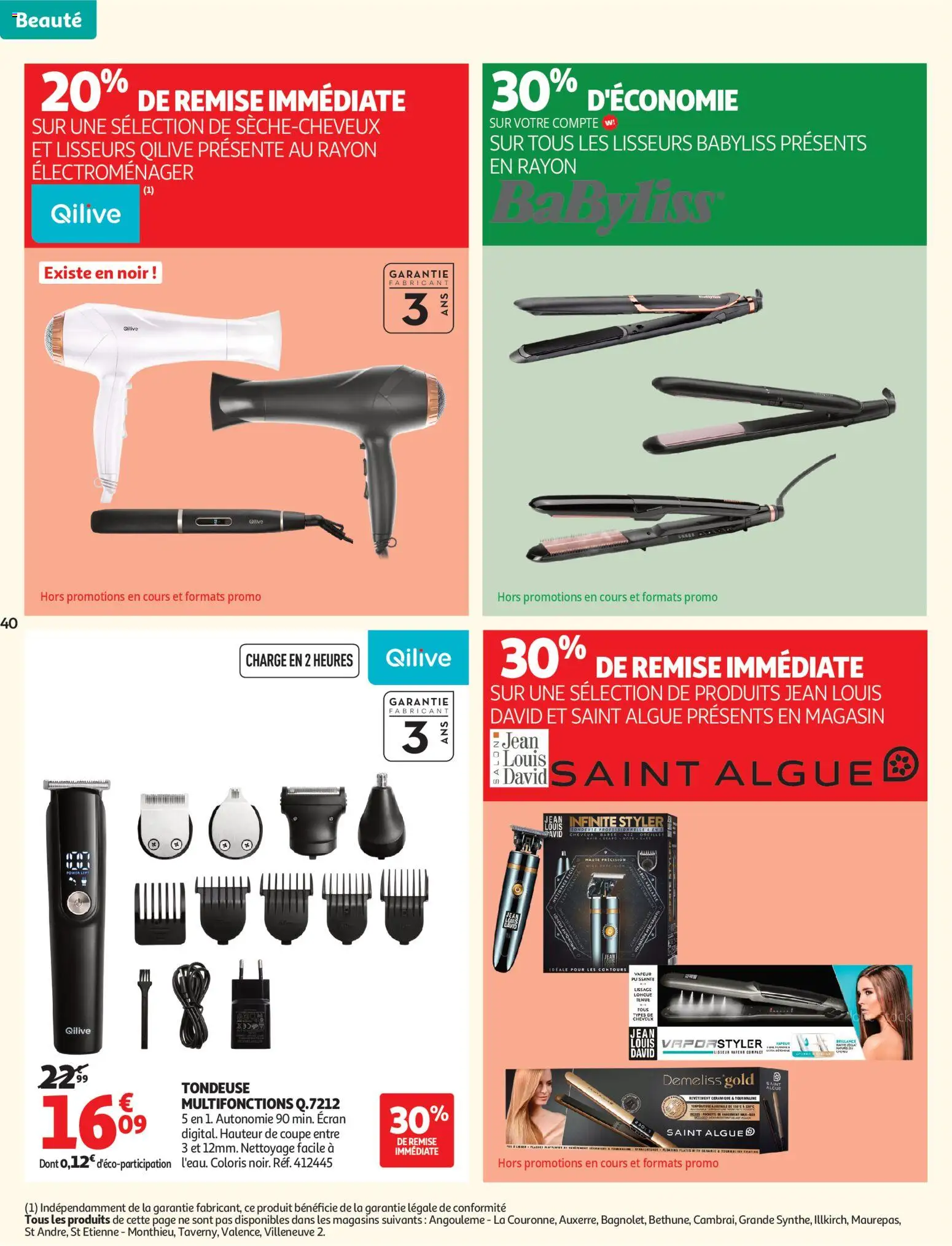 {H1} | Page: 40 | Produits: Tondeuse, Lisseur