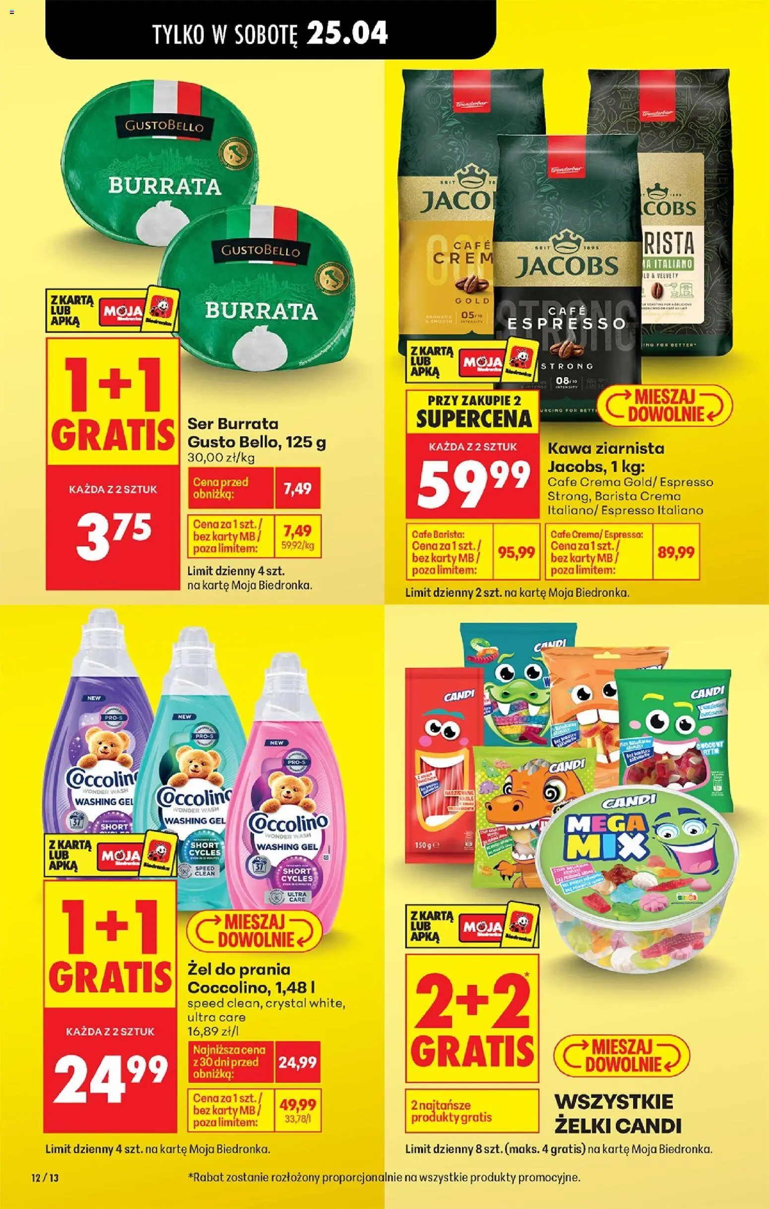 Biedronka gazetka od czwartku od 23.04.2026 | Strona: 26 | Produkty: Karta, Ser, Kawa, Detergent