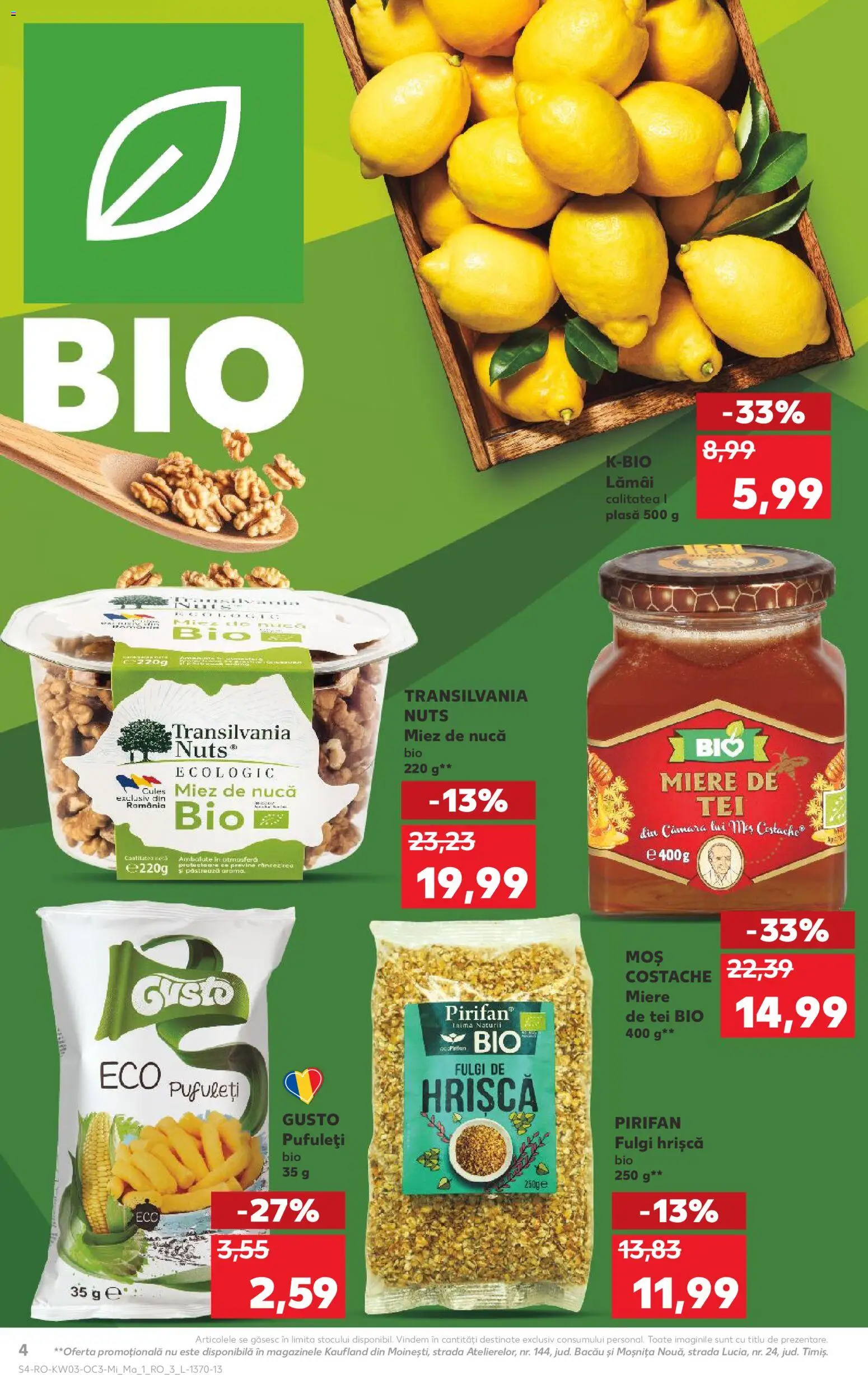 Noul catalog Kaufland – valabil de la 14.01.2026 | Pagină: 4 | Produse: Şerit ödül, Pufuleți, Fulgi