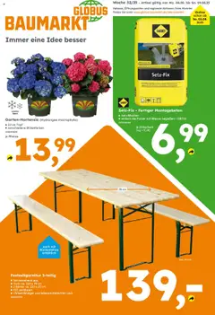 Globus Baumarkt prospekt Dietzenbach	 gültig ab dem 03.08.2025