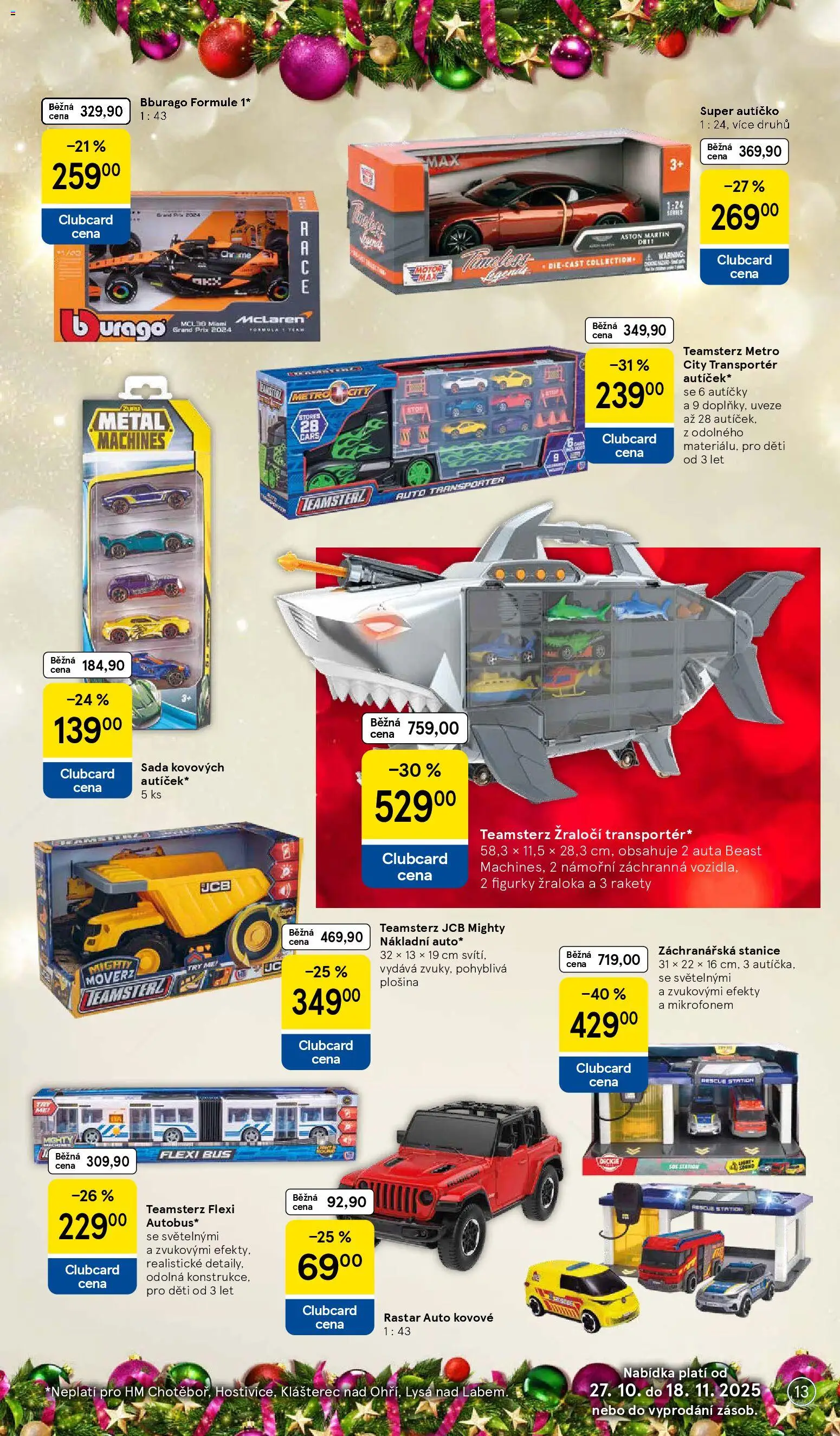 Tesco katalog od 27.10.2025 | Strana: 13 | Produkty: Figurky