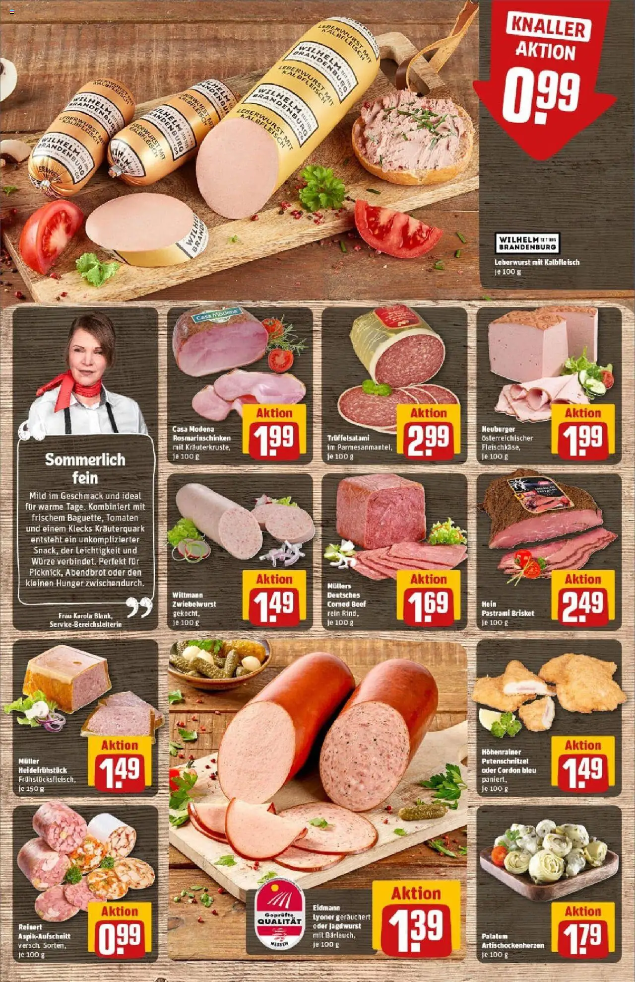 Rewe prospekt Butzbach	 - gültig ab dem 29.06.2025 | Seite: 12 | Produkte: Tomaten, Putenschnitzel, Wurst, Salami