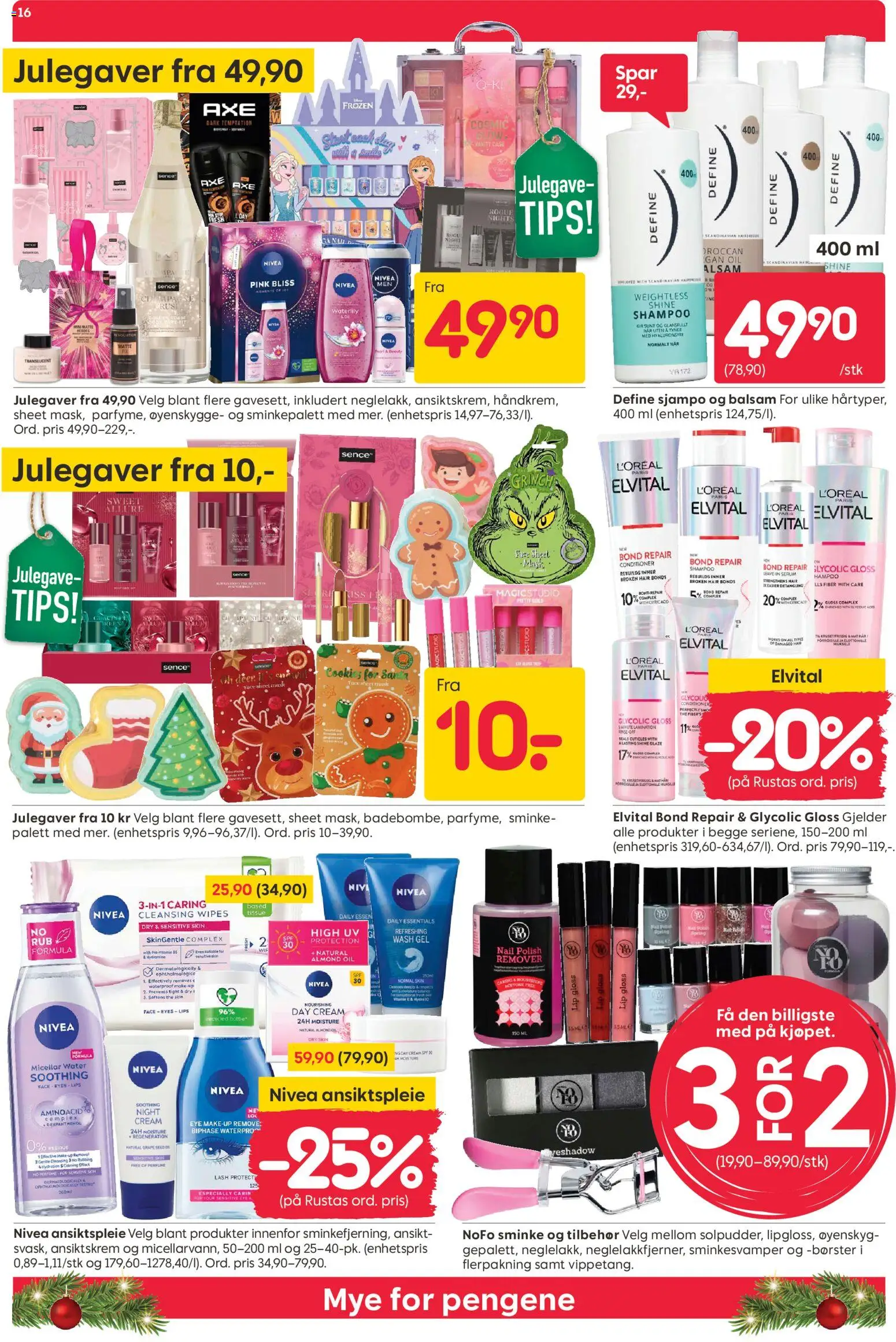 {H1} | Side: 16 | Produkter: Ansiktskrem, Sminke, Øyenskygge, Jupe en jean