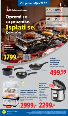 SilvercrestⓇ Raclette roštilj, Sa vrućim kamenom i dvostranom pločom za roštilj - pregled Lidl kataloga - važi od 18.12.2025 | Strana: 74