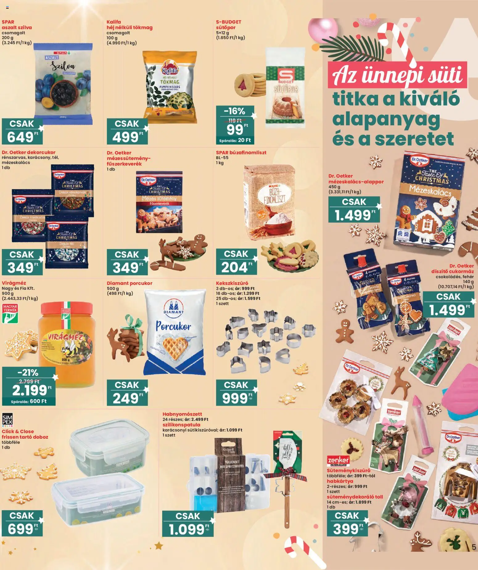 Interspar akciós ujság - amely érvényes a következő dátumtól: 30.10.2025 | Oldal: 5 | Termékek: Fűszerkeverék, Szilva, Virágméz, Aszalt szilva